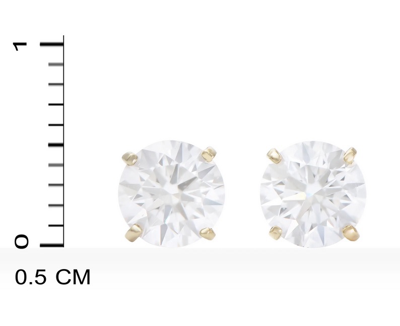 $6,995 Value! 2.14 Ctw IGI Certified Lab Diamond 14K Earrings Ideal Cut NEW  995 Government Surplus Auction - Photo #4