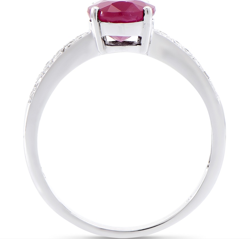 $5,895 Value!  2.25 Cts GLS Certified Natural Ruby Diamond 14K Gold Designer Ring NEW  895 Government Surplus Auction - Photo #5
