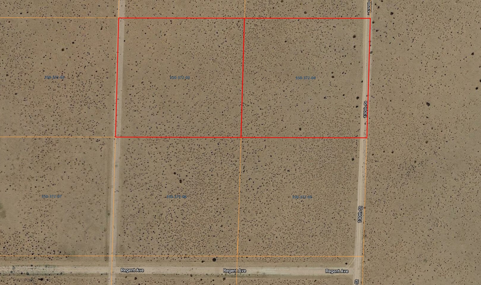 OWNER-FINANCED: California City, CA - 2 Parcels Totaling 5 Acres - Only $1 Down & as low as $215/mo!   Government Surplus Auction - Photo #2
