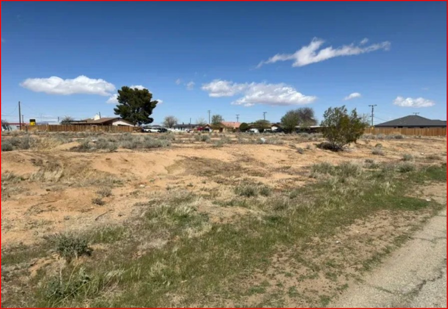 Vacant Corner Single Family Residential Lot in California City