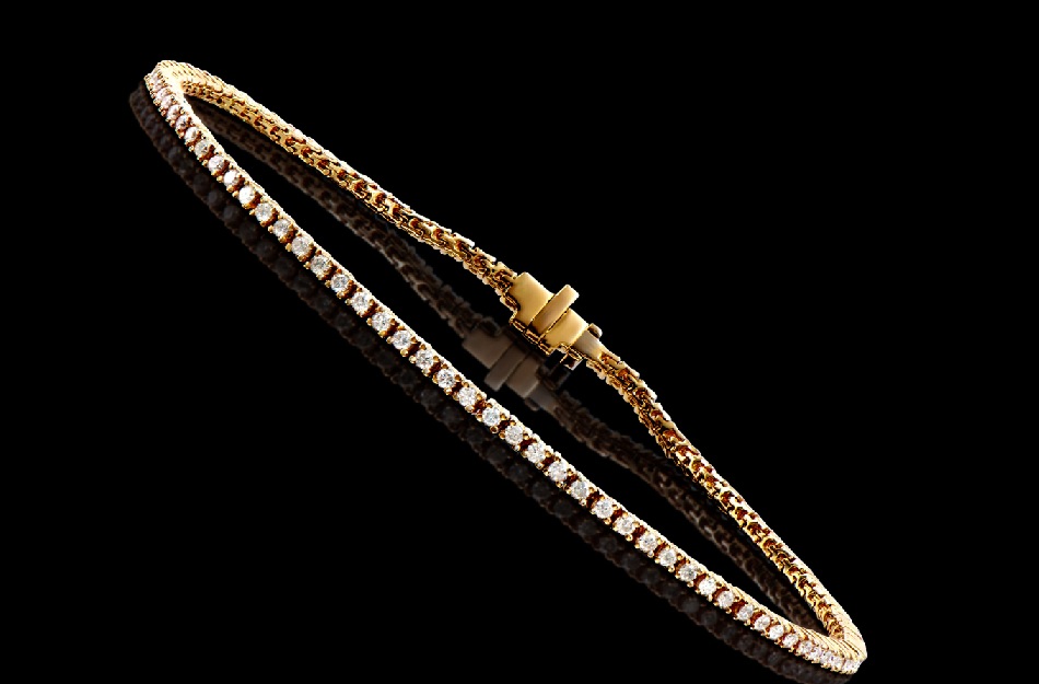 $12,890 Appriasal Value! 1.15 Ctw GLS Certified Natural Diamond 14K Designer Bracelet NEW