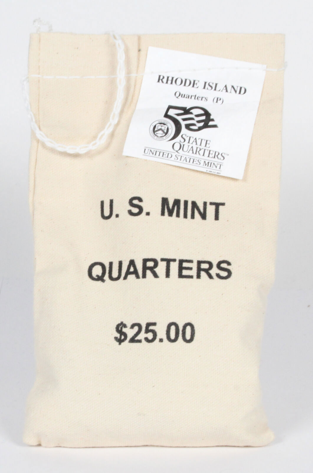 $425,000.00 Potential? Unopened Mint Bag - 2001P Rhode Island Qtrs!  425 Government Surplus Auction - Photo #3