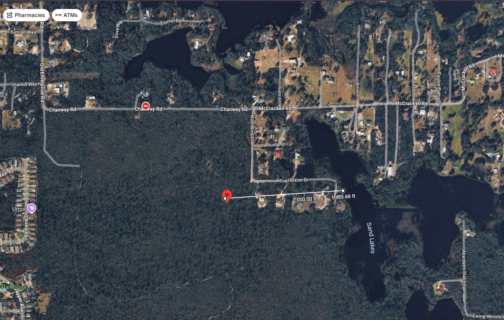 Near Many Lakes , Florida - 2 Adjoining Resident Lots ~ Owner Financing $1.00 Down   Government Surplus Auction - Photo #2