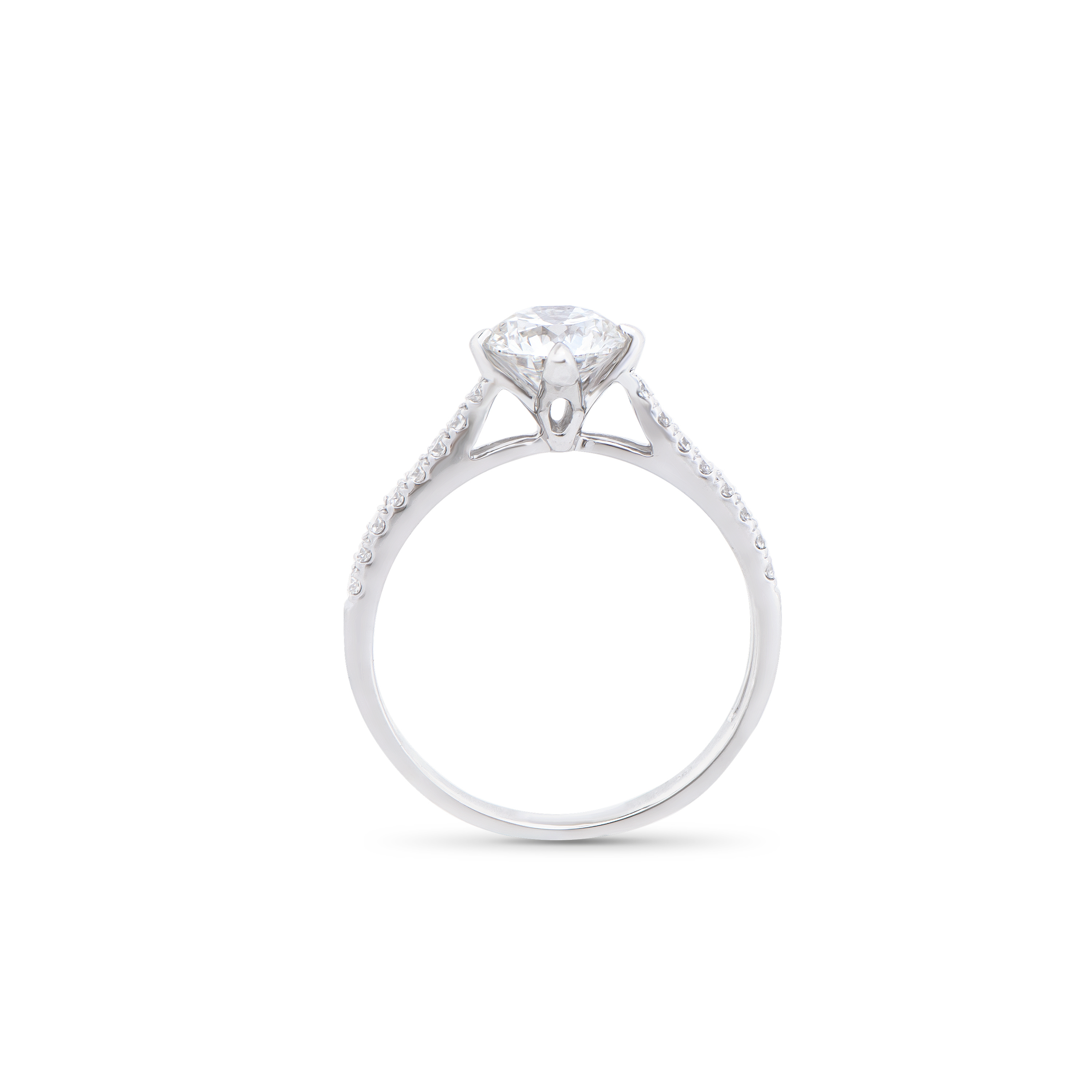 $10,895 Value! 1.35 Ctw IGI Certified Lab Grown Diamond 14K Gold Designer Ring E-F VVS NEW IDEAL Cut  895 Government Surplus Auction - Photo #5