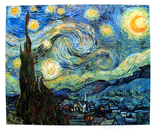 Van Gogh Art Collection 5 Estate Signed Limited Edition Giclee MSRP $2,695!  695 Government Surplus Auction - Photo #3