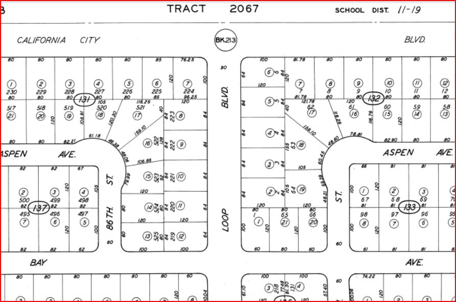 Vacant Corner Single Family Residential Lot in California City   Government Surplus Auction - Photo #5