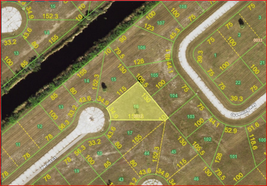 Undeveloped Lot in Port Charlotte at the end of the Cul De Sac   Government Surplus Auction - Photo #4