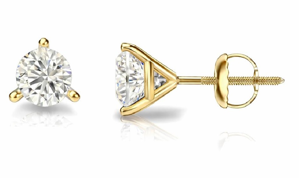 New! $6,795 Value! 2.14 Ctw IGI Certified Top Lab Diamonds 14K Gold Earrings E VVS  795 Government Surplus Auction - Photo #3