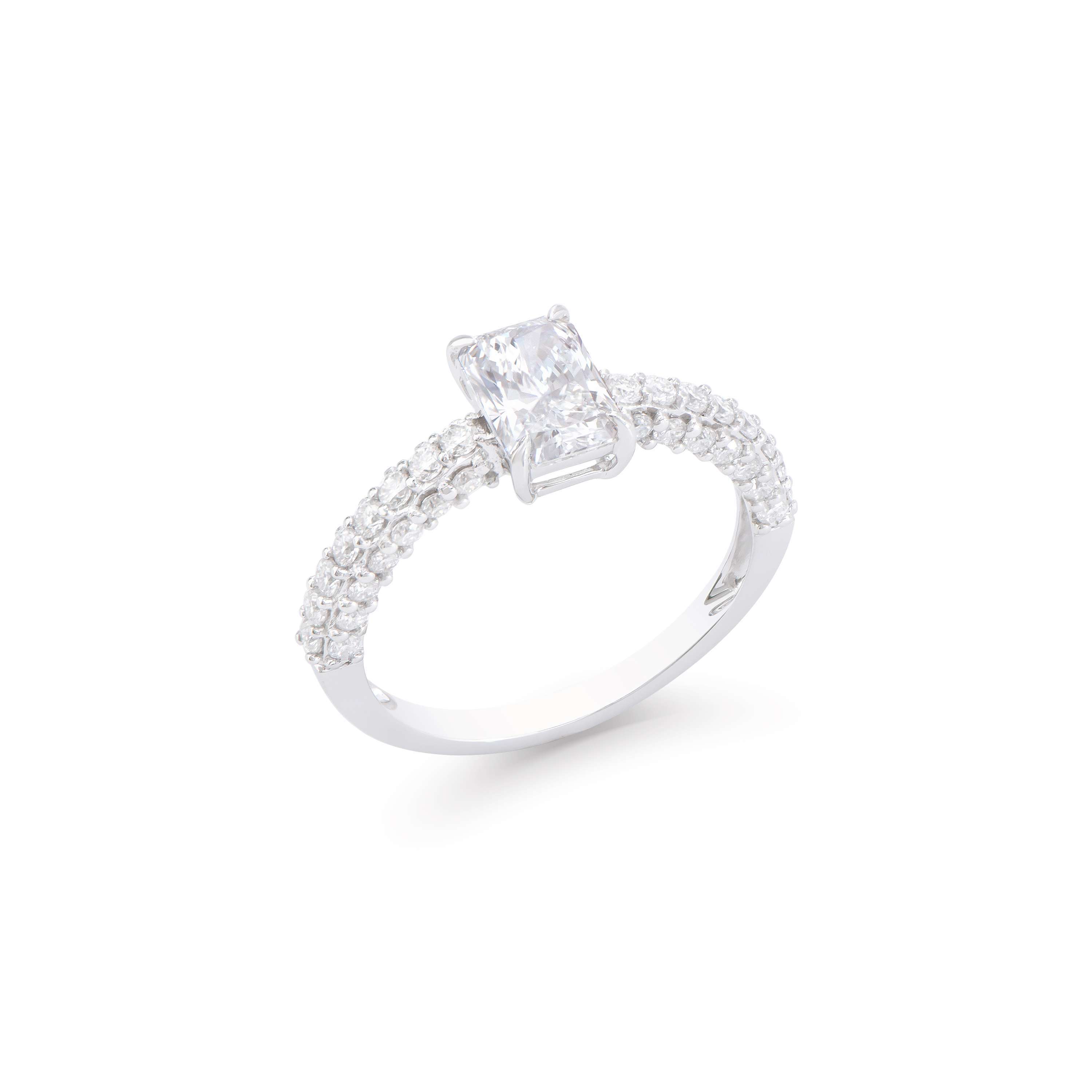 NEW! 1.88 Ctw IGI Certified Lab Diamond Designer Ring F VVS Super IDEAL Cut   Government Surplus Auction - Photo #2