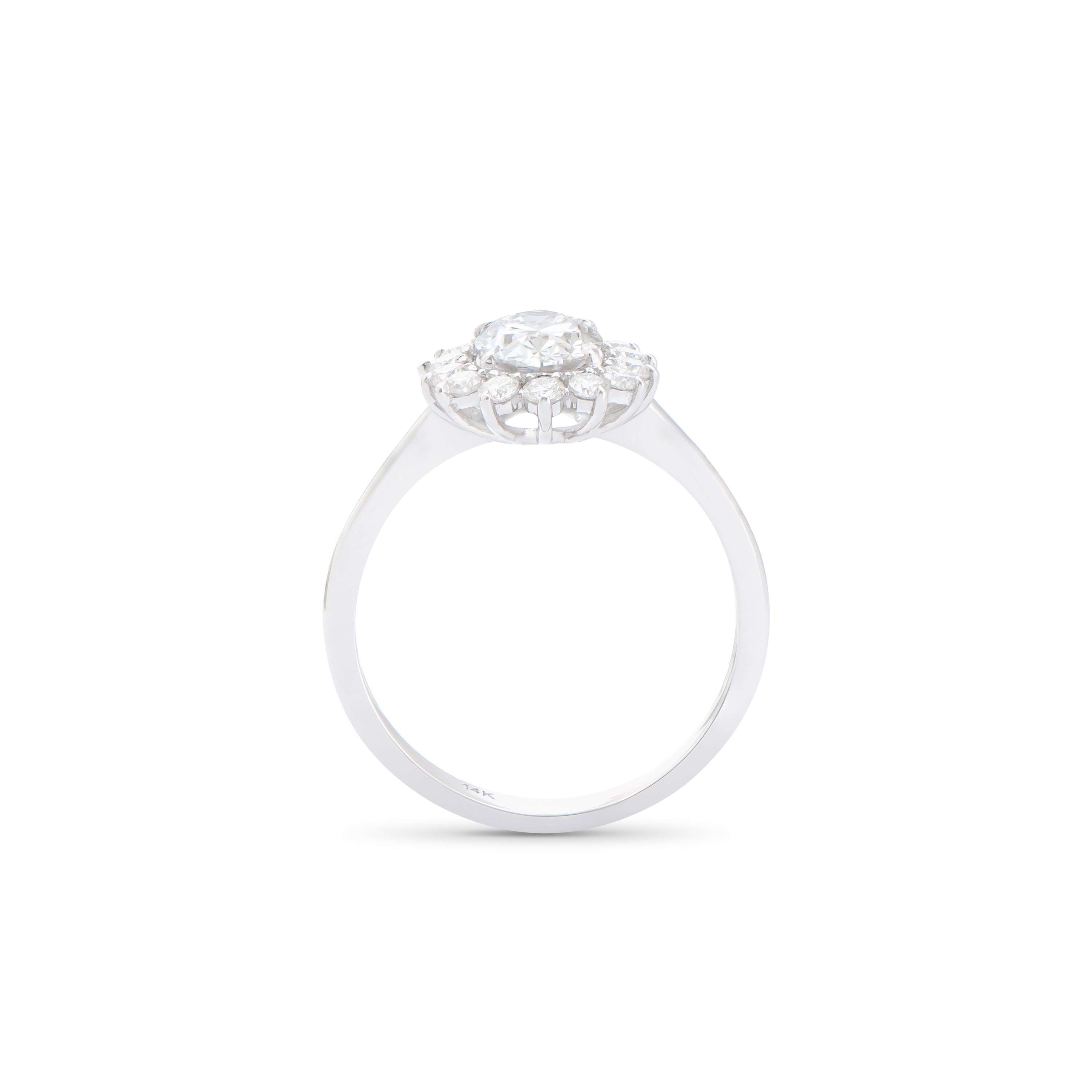 $9,795 Value! 1.62 Ctw IGI Certified Lab Diamonds 14K Gold Designer Ring E-F VVS NEW  795 Government Surplus Auction - Photo #4