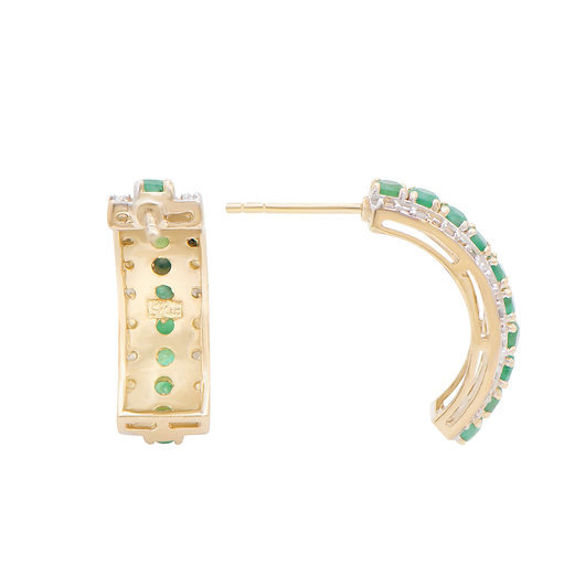 $2,295 Value! 2.23 Cts of Natural Diamond Emerald Designer Earrings NEW  295 Government Surplus Auction - Photo #3