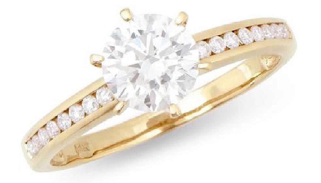 $12,495 Value! 1.36 Ctw IGI Certified Lab Diamond 14K Gold Designer Ring E-F VVS NEW