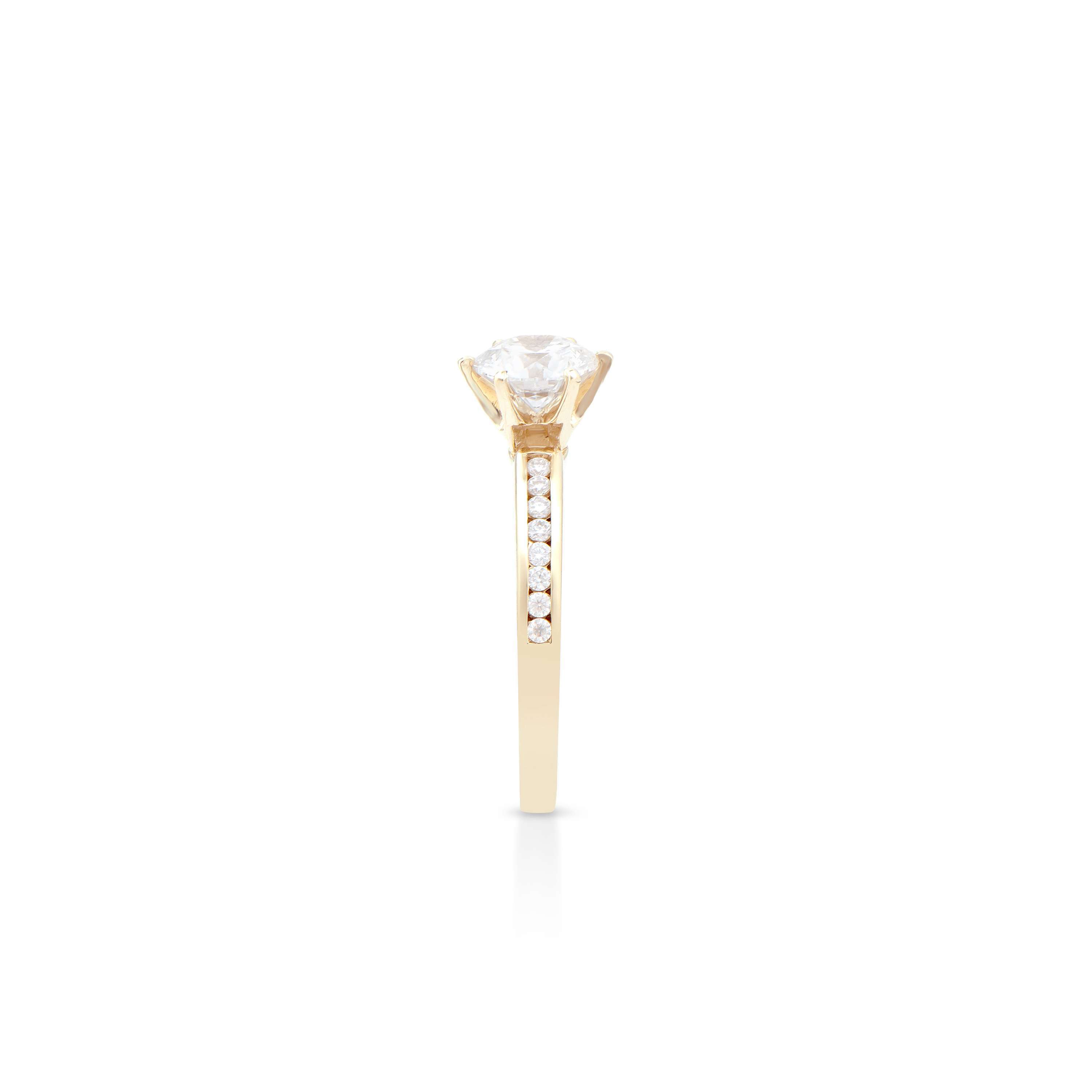 $12,495 Value! 1.36 Ctw IGI Certified Lab Diamond 14K Gold Designer Ring E-F VVS NEW  495 Government Surplus Auction - Photo #5