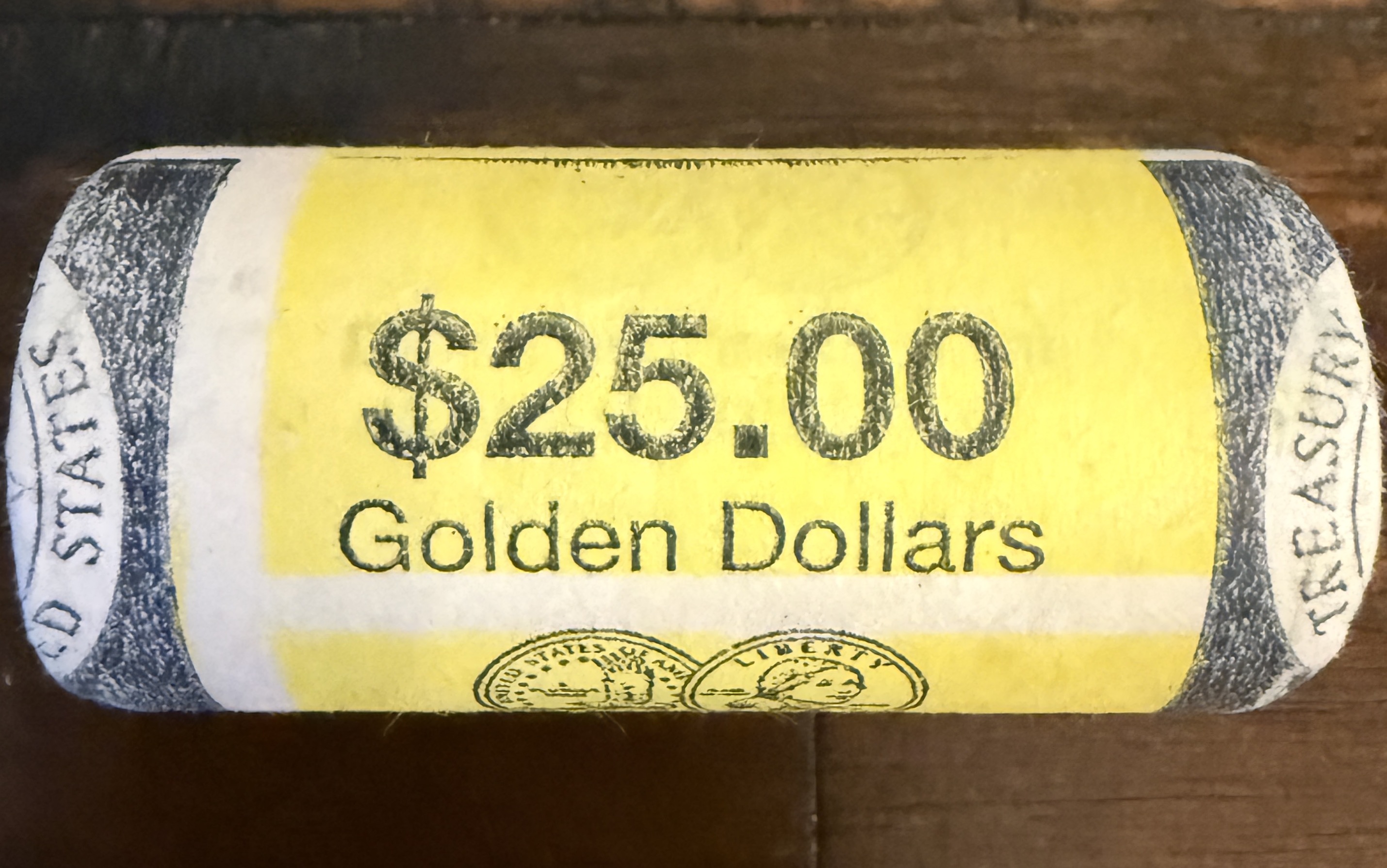 $250,000.00 Coin Inside? Unopened Mint Roll - 2000P Sacagawea Dollars!