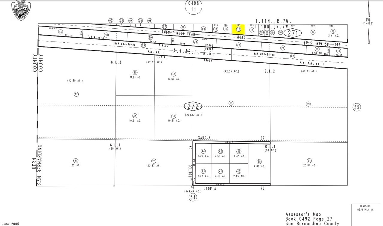 .87 Acres Of Residential Land For Sale In Boron, CA   Government Surplus Auction - Photo #5