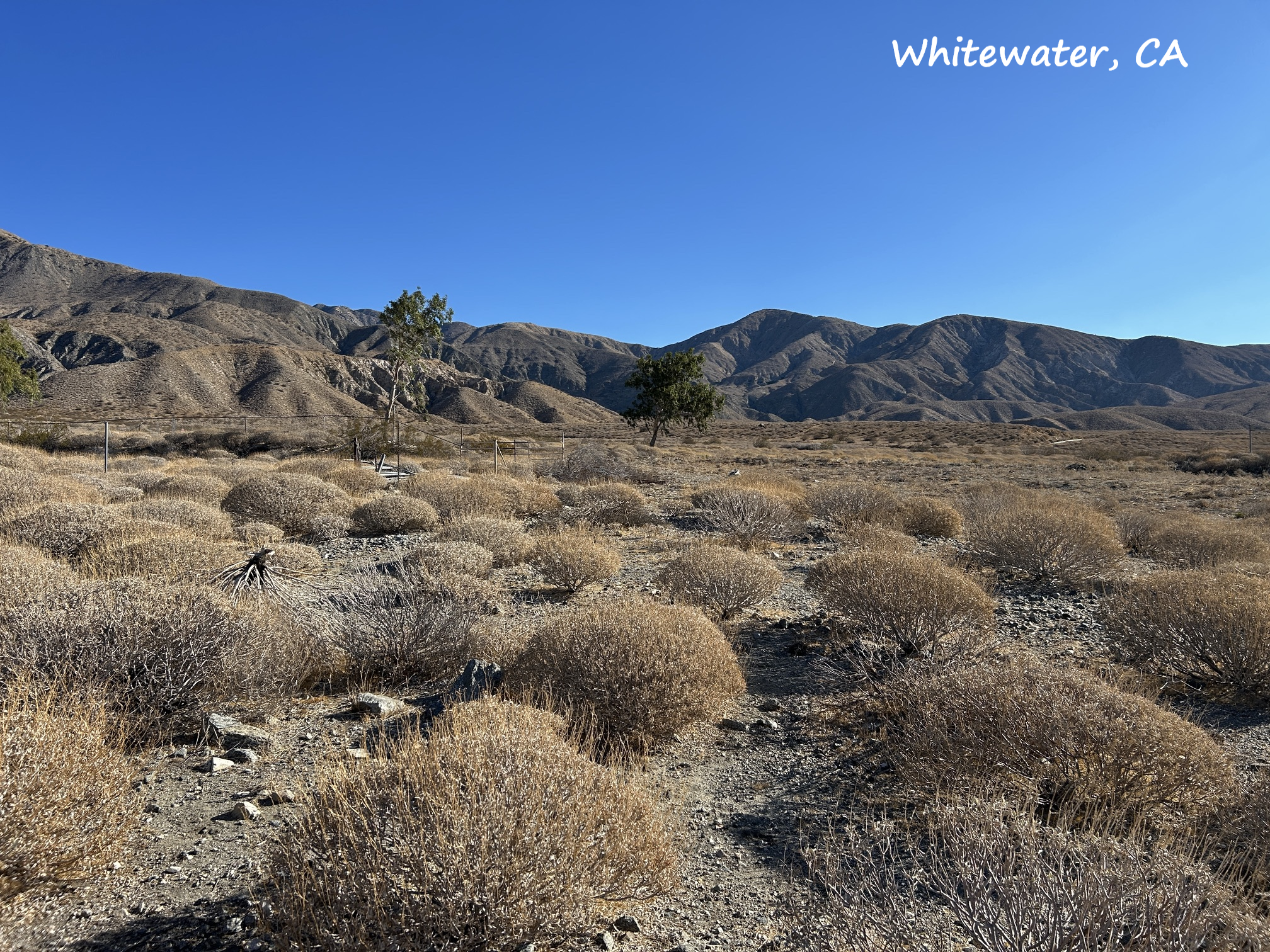 Whitewater, Where Desert Beauty Meets Affordability.  Owner Financing Available