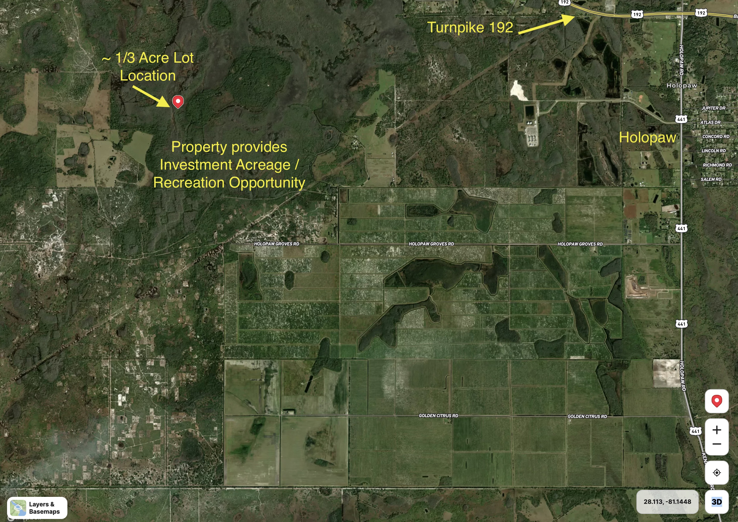 Central Florida Osceola County ~ 1/3 Acre Lot $1 Start No Reserve!   Government Surplus Auction - Photo #3