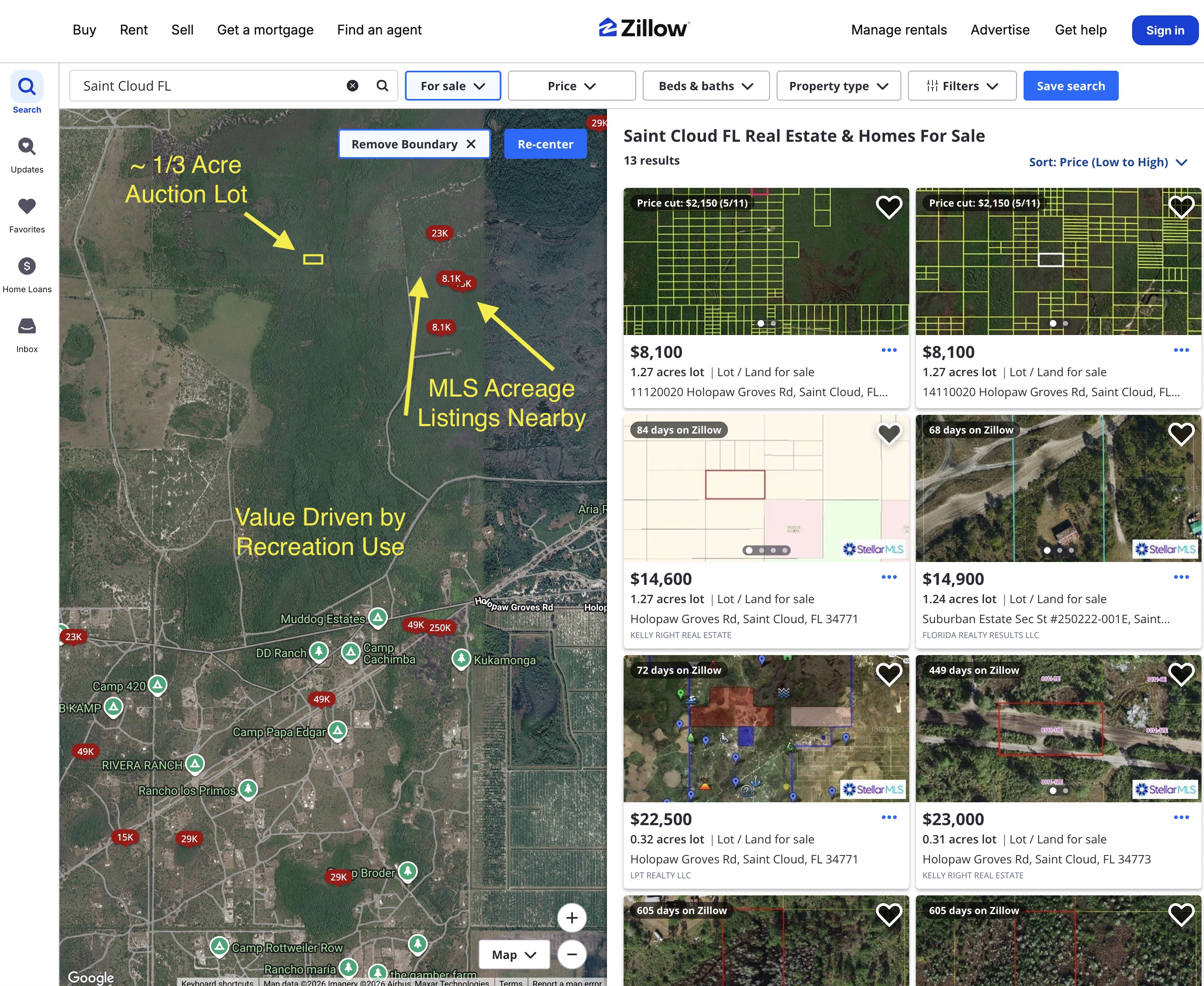 Central Florida Osceola County ~ 1/3 Acre Lot $1 Start No Reserve!   Government Surplus Auction - Photo #6