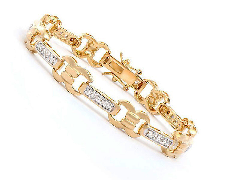 $2,395 Value! 0.29 cts Natural Diamonds Designer Bracelet NEW