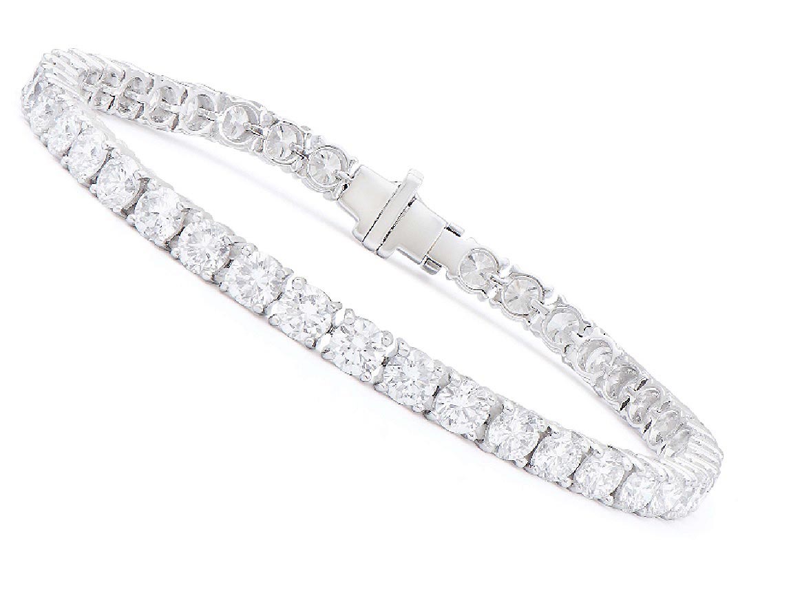 $28,895 Value! 10.79 Ctw IGI Certified Lab Diamonds 14K Gold Designer Bracelet E-F VVS  895 Government Surplus Auction - Photo #3