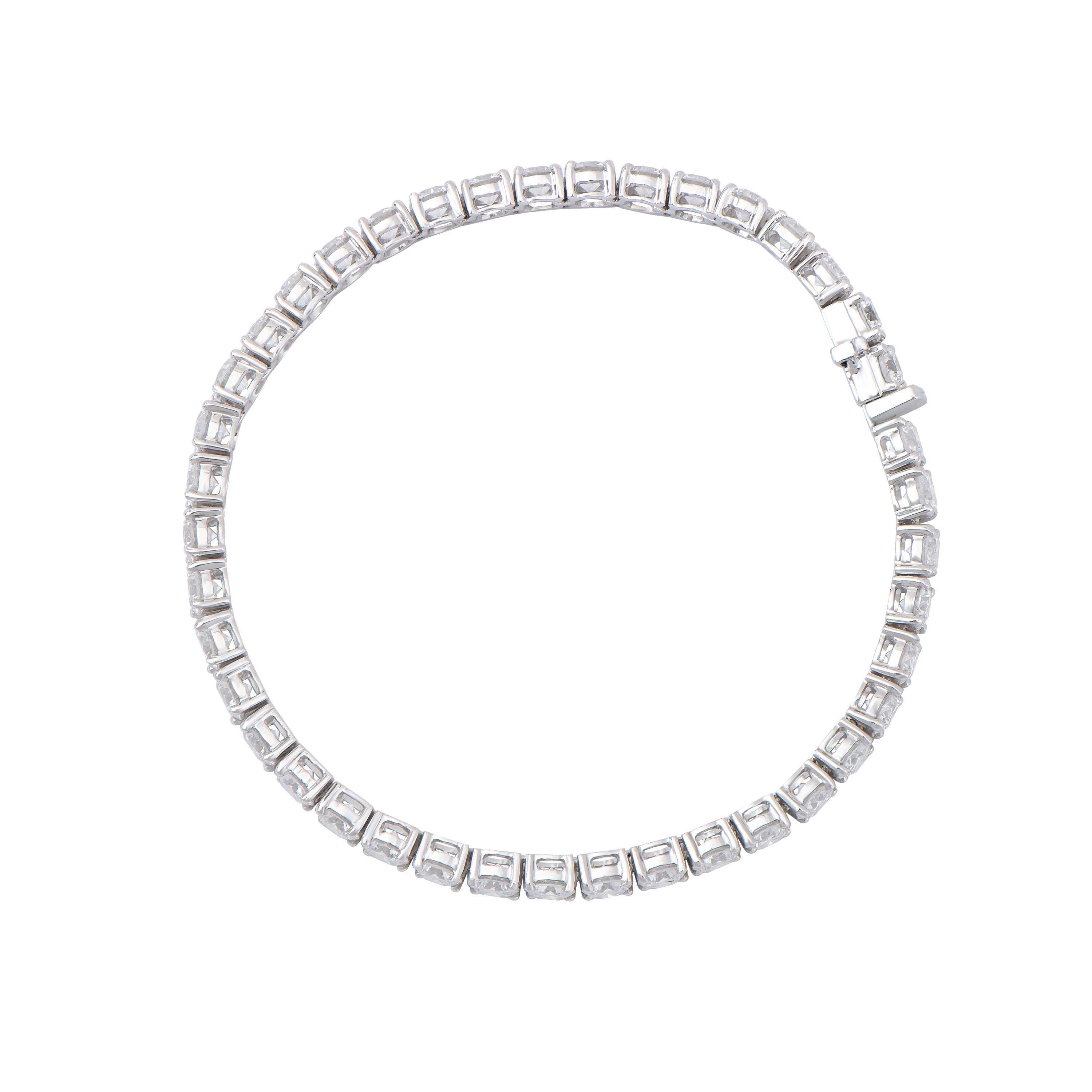 $28,895 Value! 10.79 Ctw IGI Certified Lab Diamonds 14K Gold Designer Bracelet E-F VVS  895 Government Surplus Auction - Photo #4