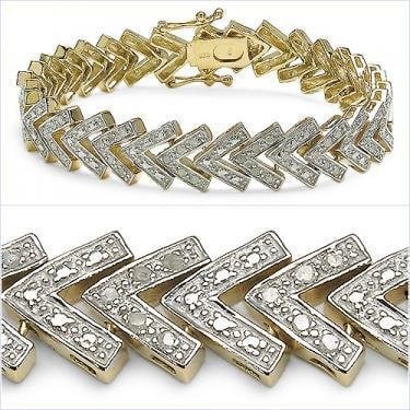 $2,995 Value! 0.88 Cts Natural Diamonds Designer Bracelet NEW