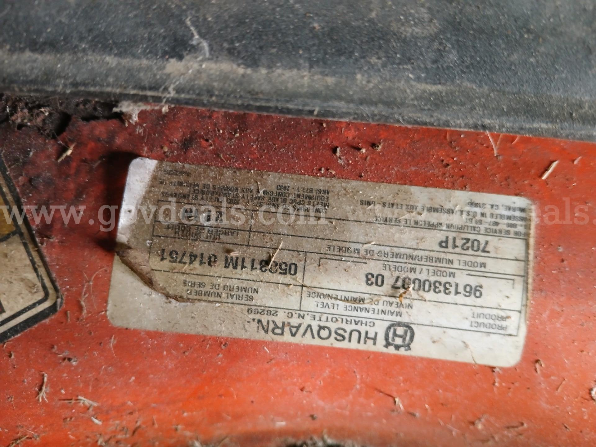 A Lot of (7) Husqvarna Push Lawnmowers   Government Surplus Auction - Photo #3