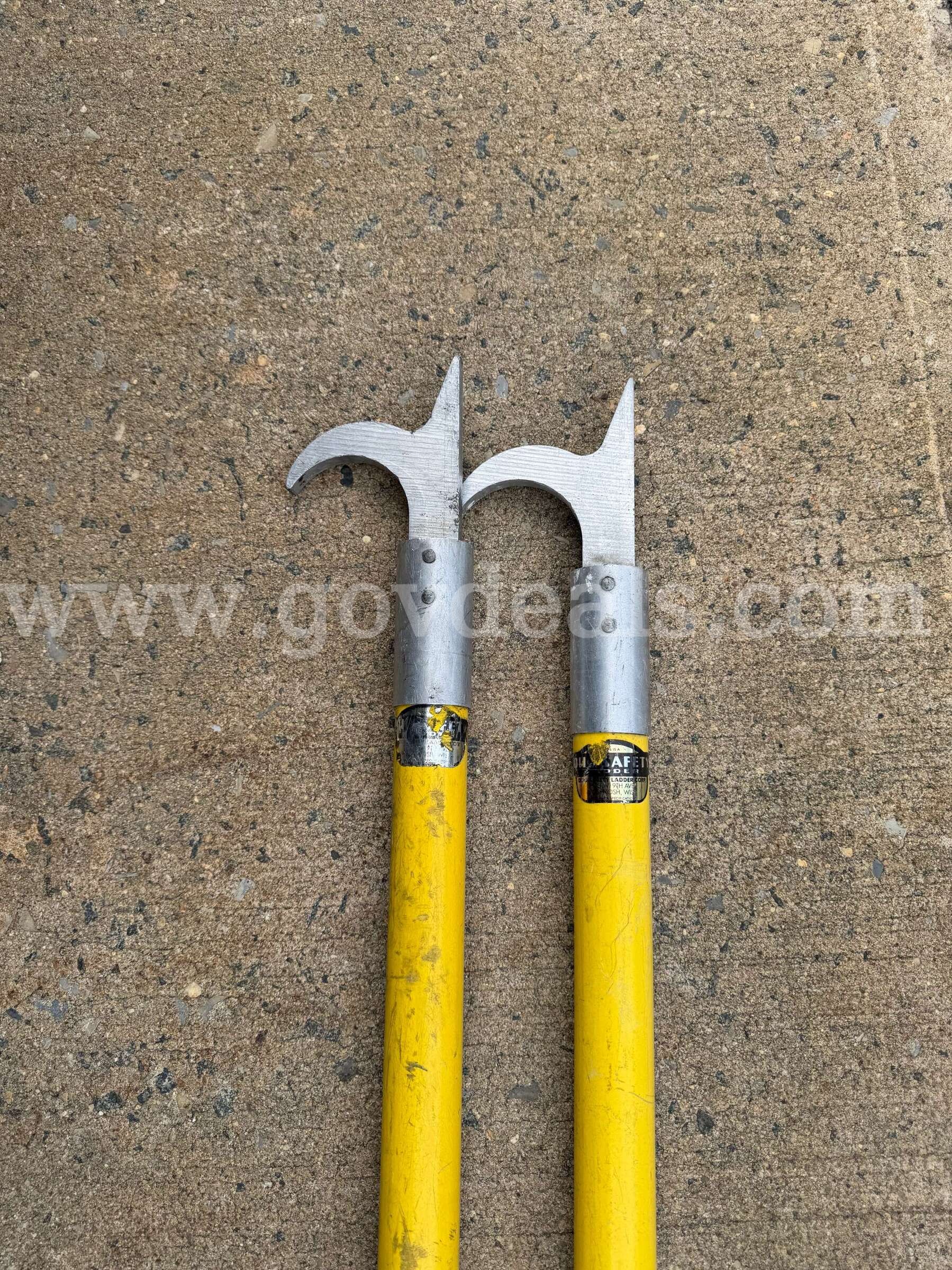 6' pike poles Duo-Safety Ladder Corp  Government Surplus Auction - Photo #2
