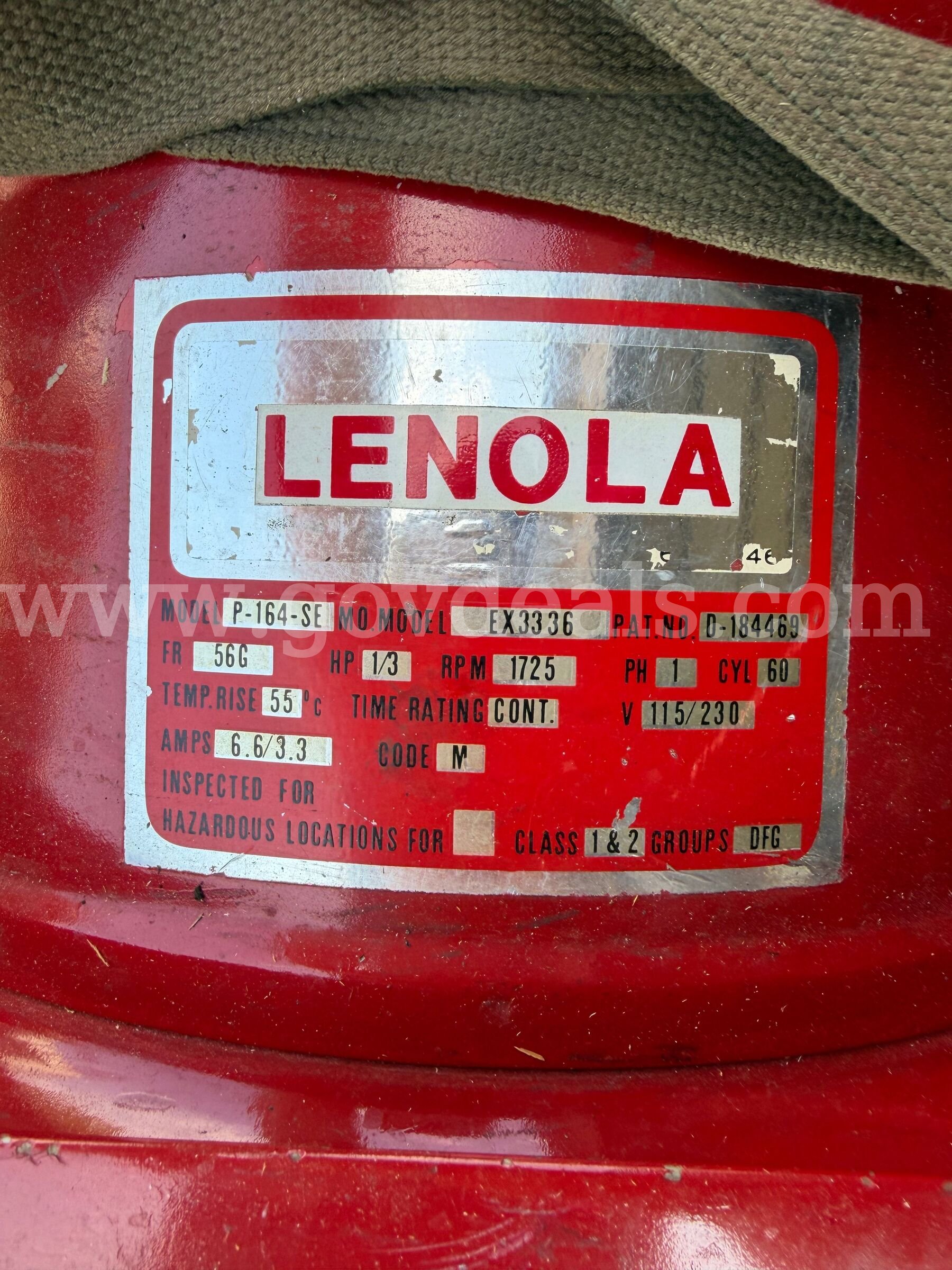 16" electric smoke ejector Super Vac P-164-SE Government Surplus Auction - Photo #2