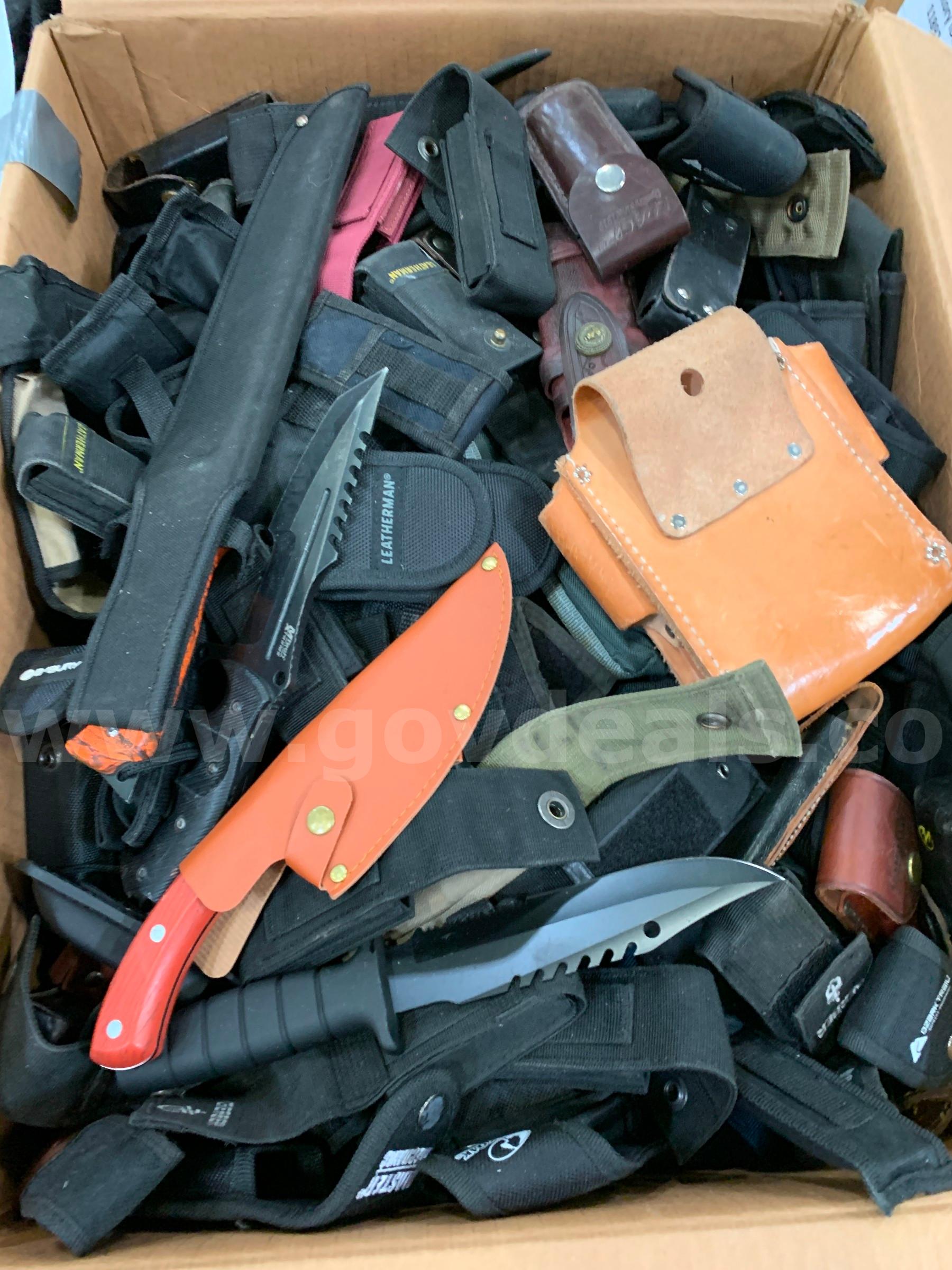 Pallet of Knives and Sheaths   Government Surplus Auction - Photo #2