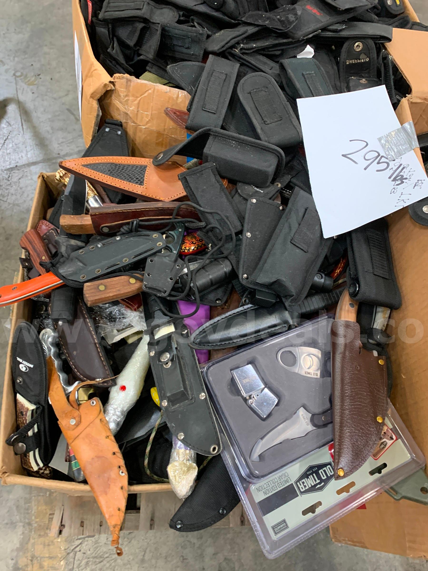 Pallet of Knives and Sheaths   Government Surplus Auction - Photo #3