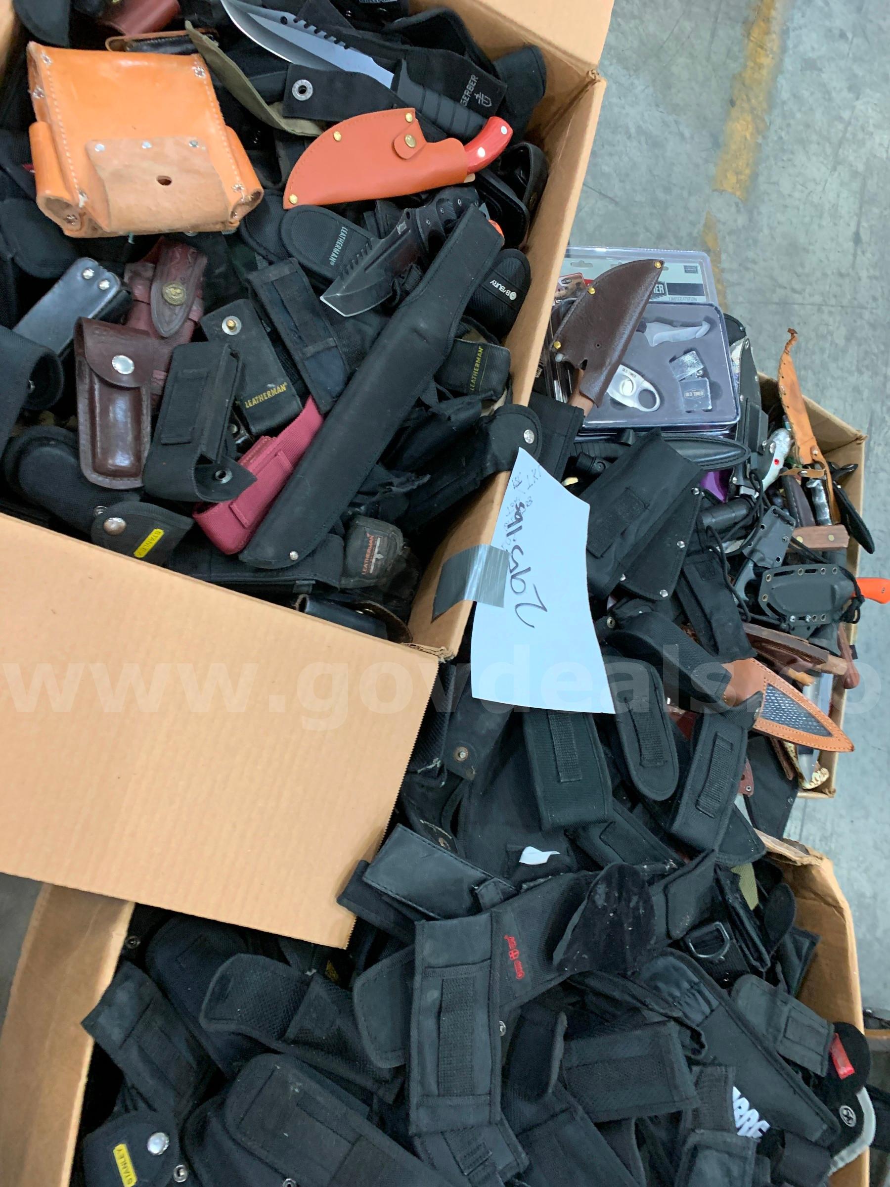 Pallet of Knives and Sheaths   Government Surplus Auction - Photo #5