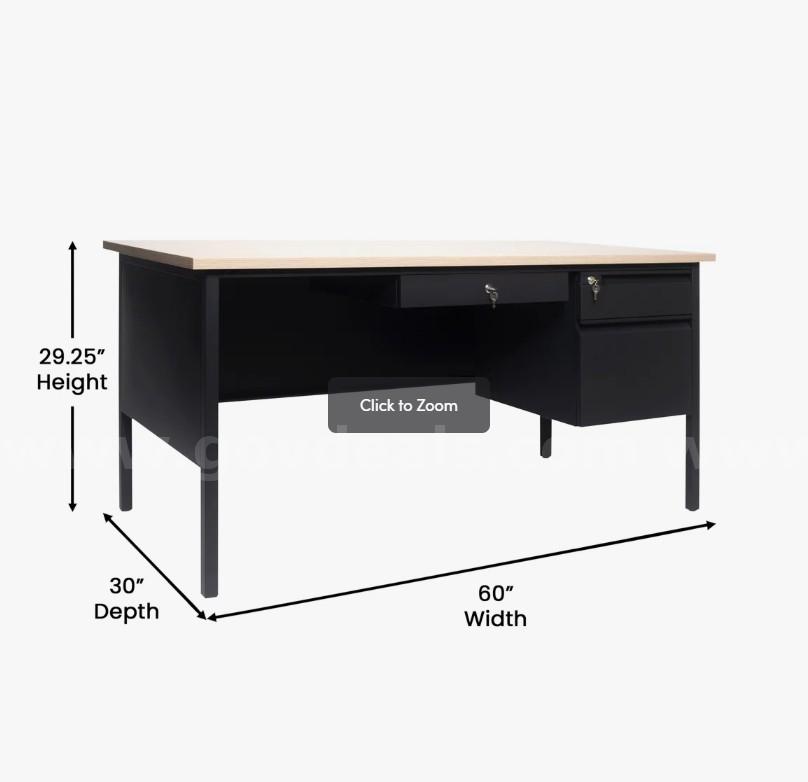 WayFair Desk Cambridge 60" Wayfair Cambridge 60" Government Surplus Auction - Photo #5