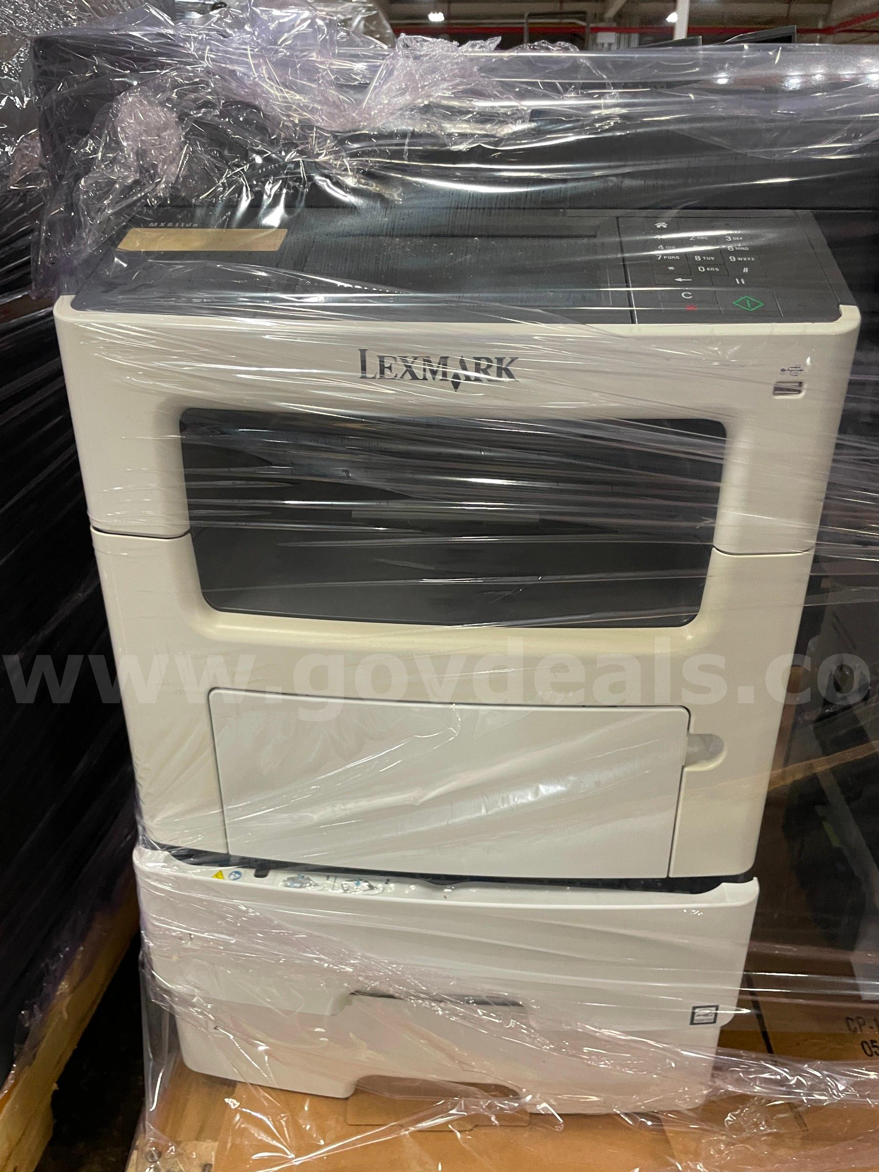 Lot of Lexmark MX611 Printers  MX611 Government Surplus Auction - Photo #2