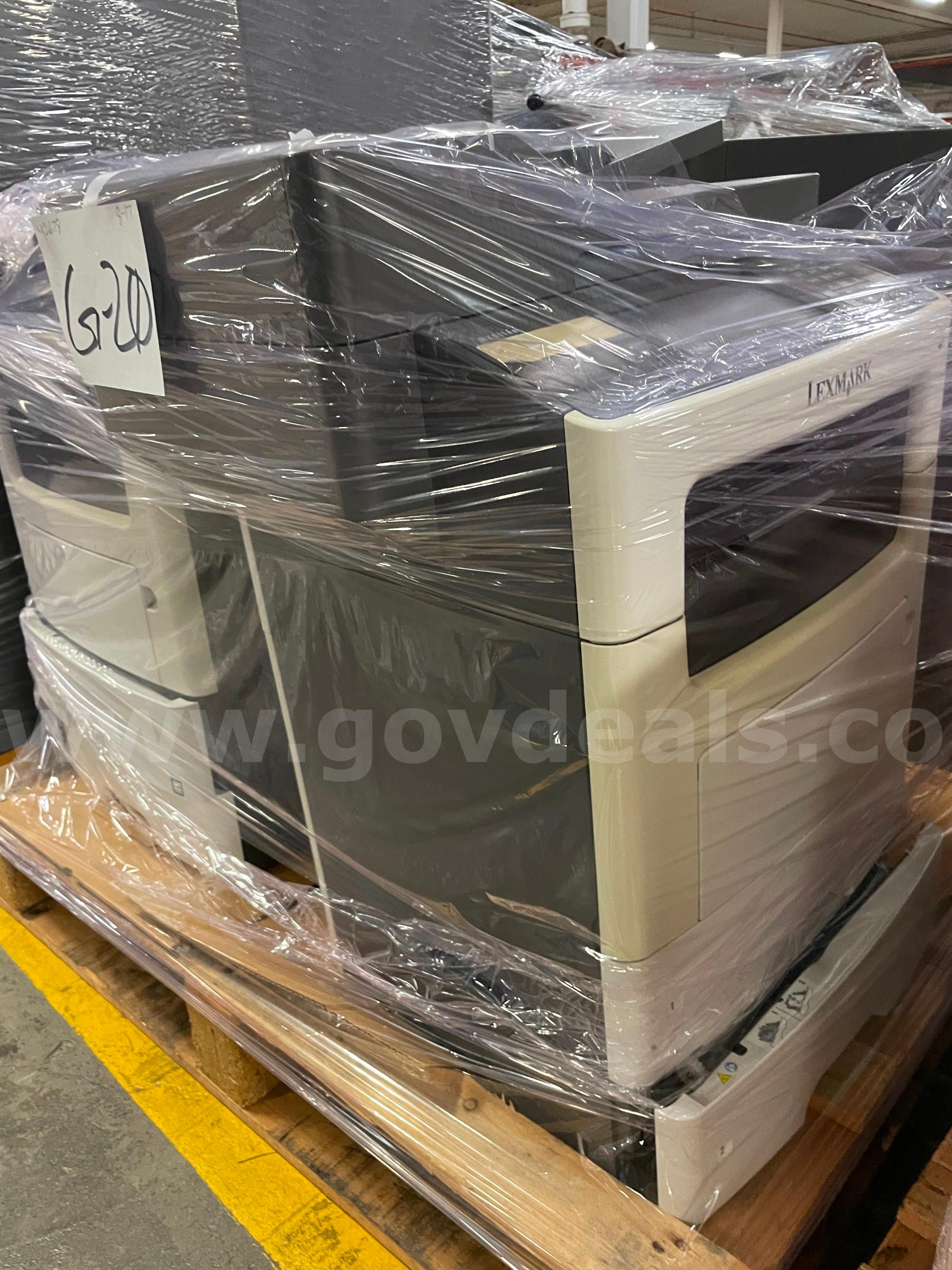 Lot of Lexmark MX611 Printers  MX611 Government Surplus Auction - Photo #3