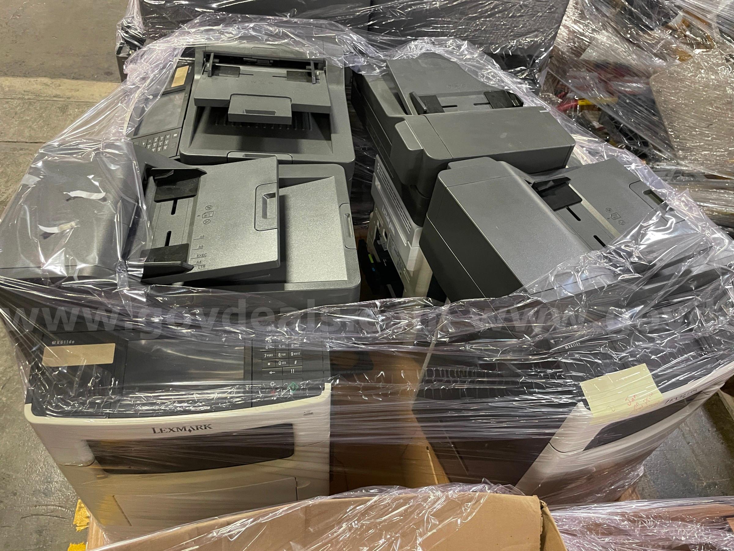 Lot of Lexmark MX611 Printers  MX611 Government Surplus Auction - Photo #4