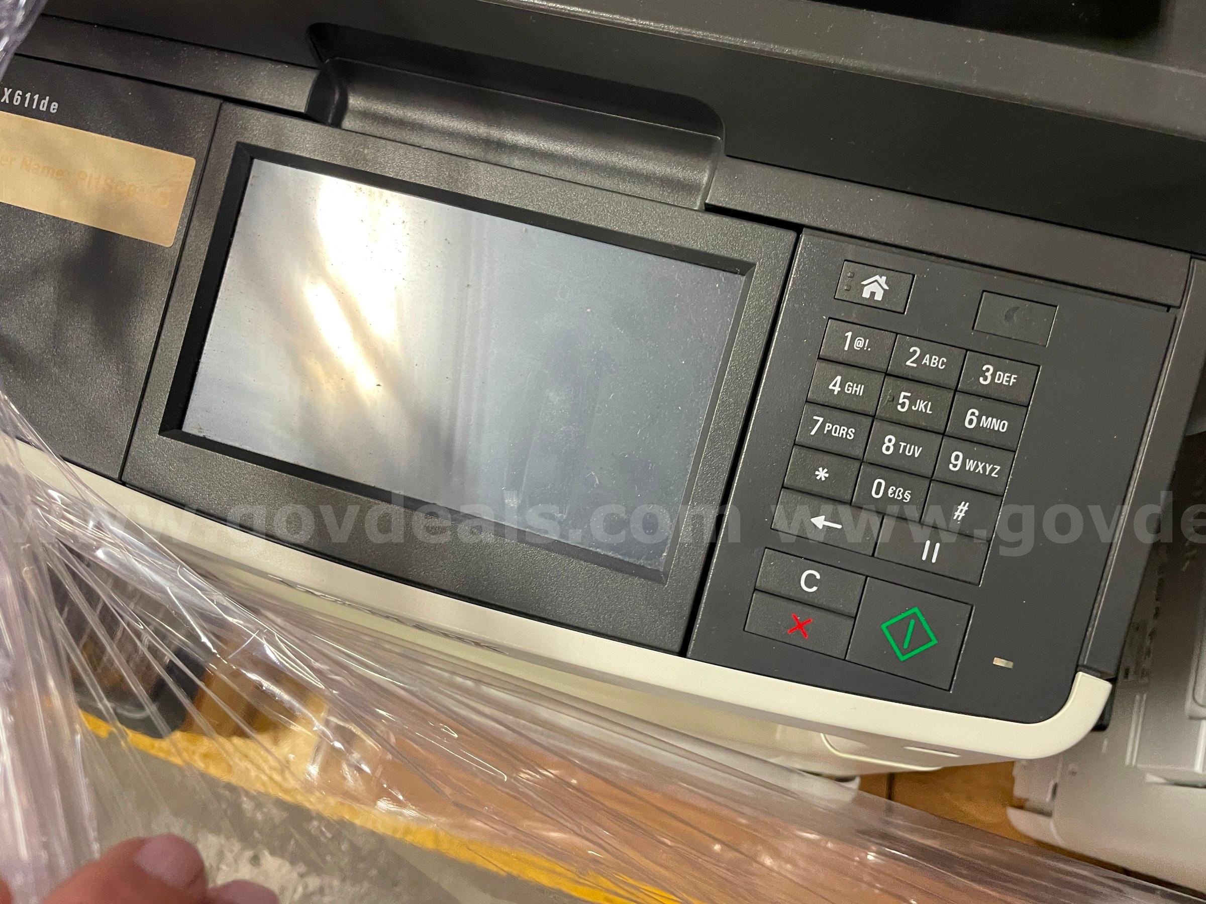 Lot of Lexmark MX611 Printers  MX611 Government Surplus Auction - Photo #5