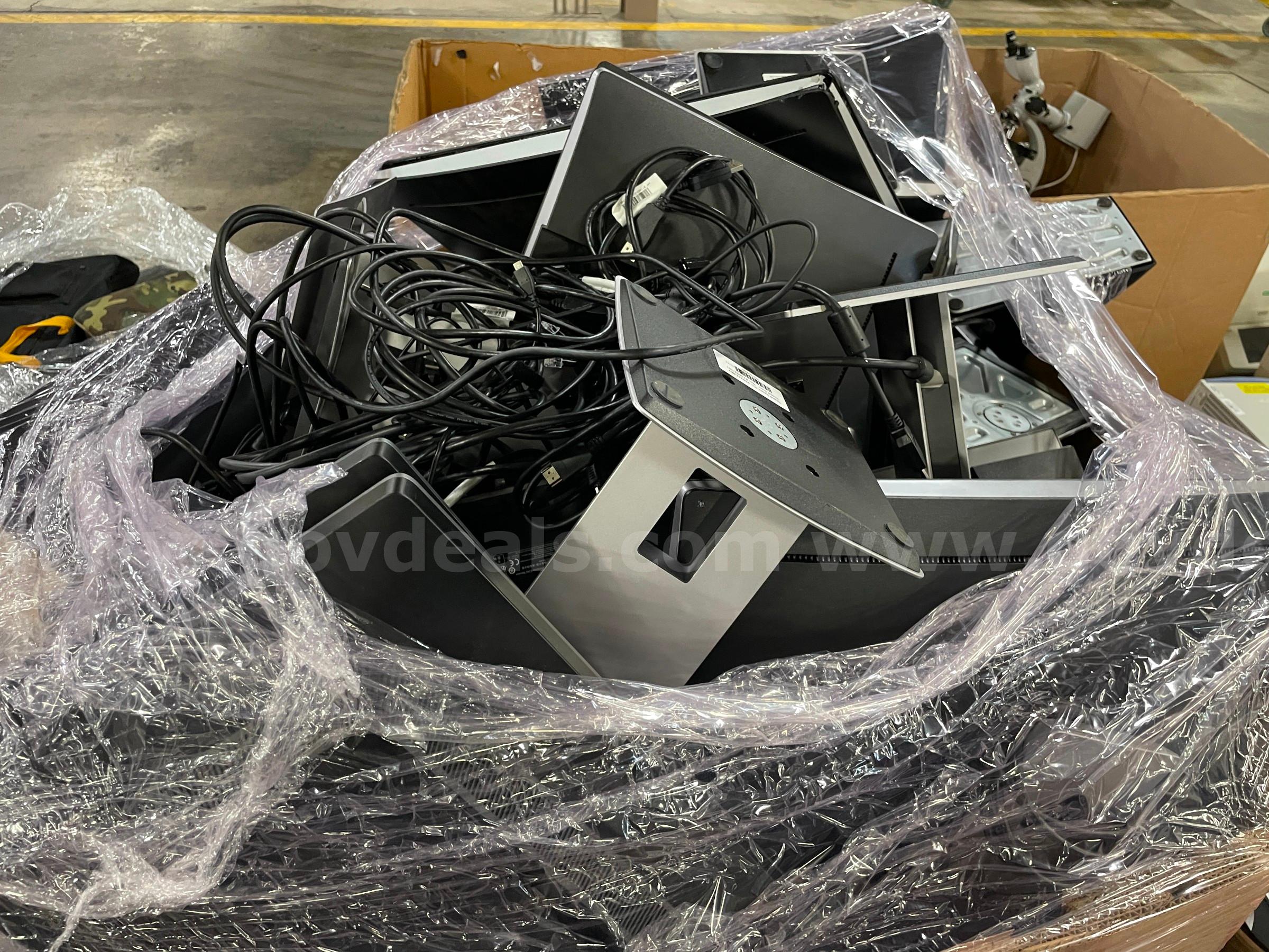 Lot of Various HP PC Monitors HP  Government Surplus Auction - Photo #2