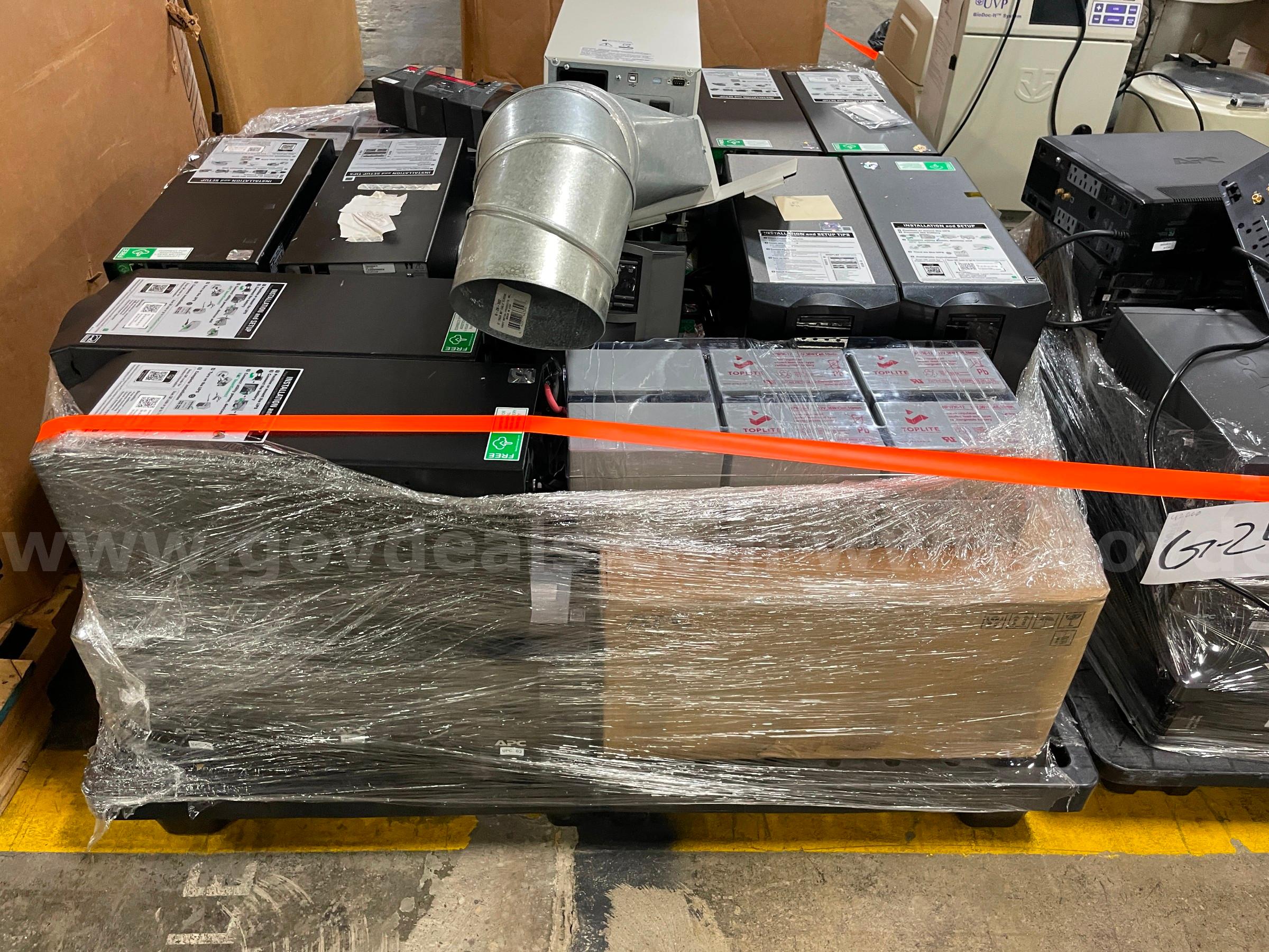 Lot of Battery Backups   Government Surplus Auction - Photo #2