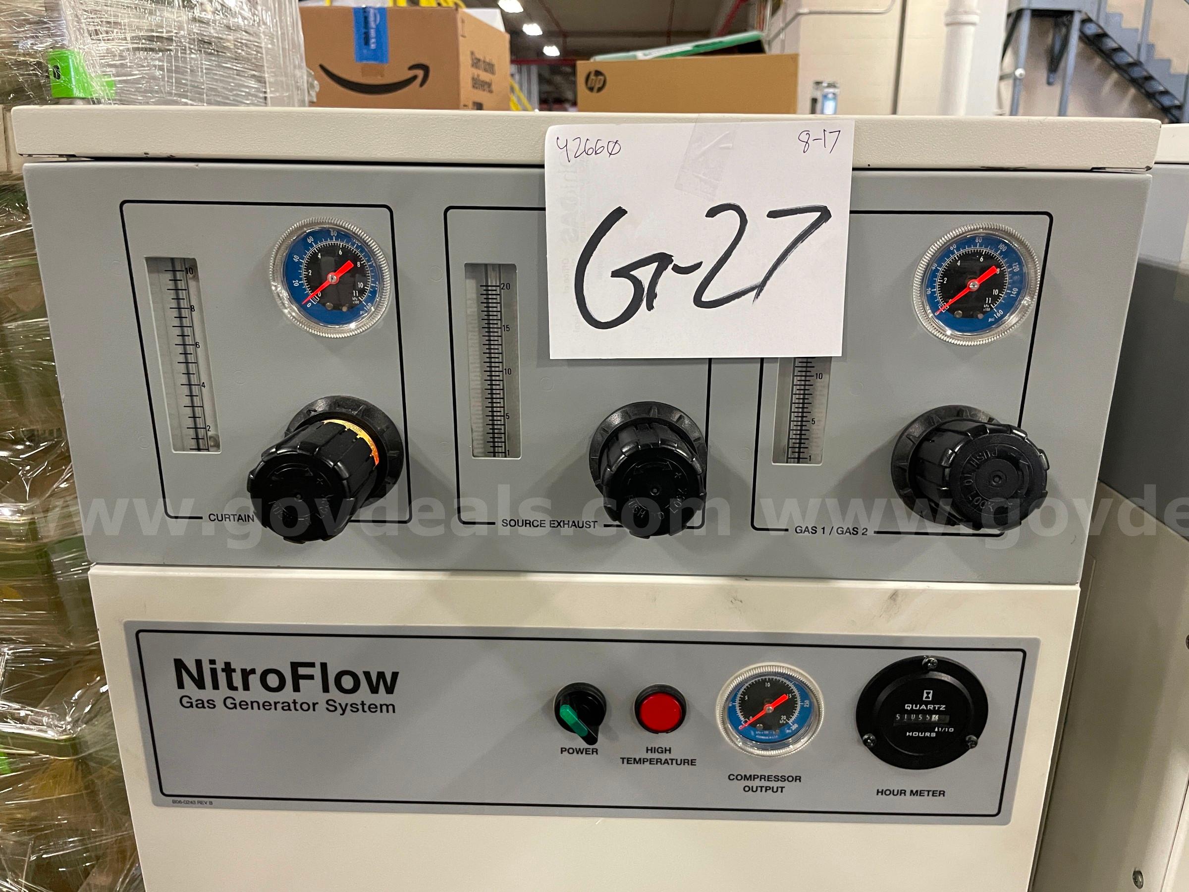 Parker NitroFlow Gas Generator System   Government Surplus Auction - Photo #2