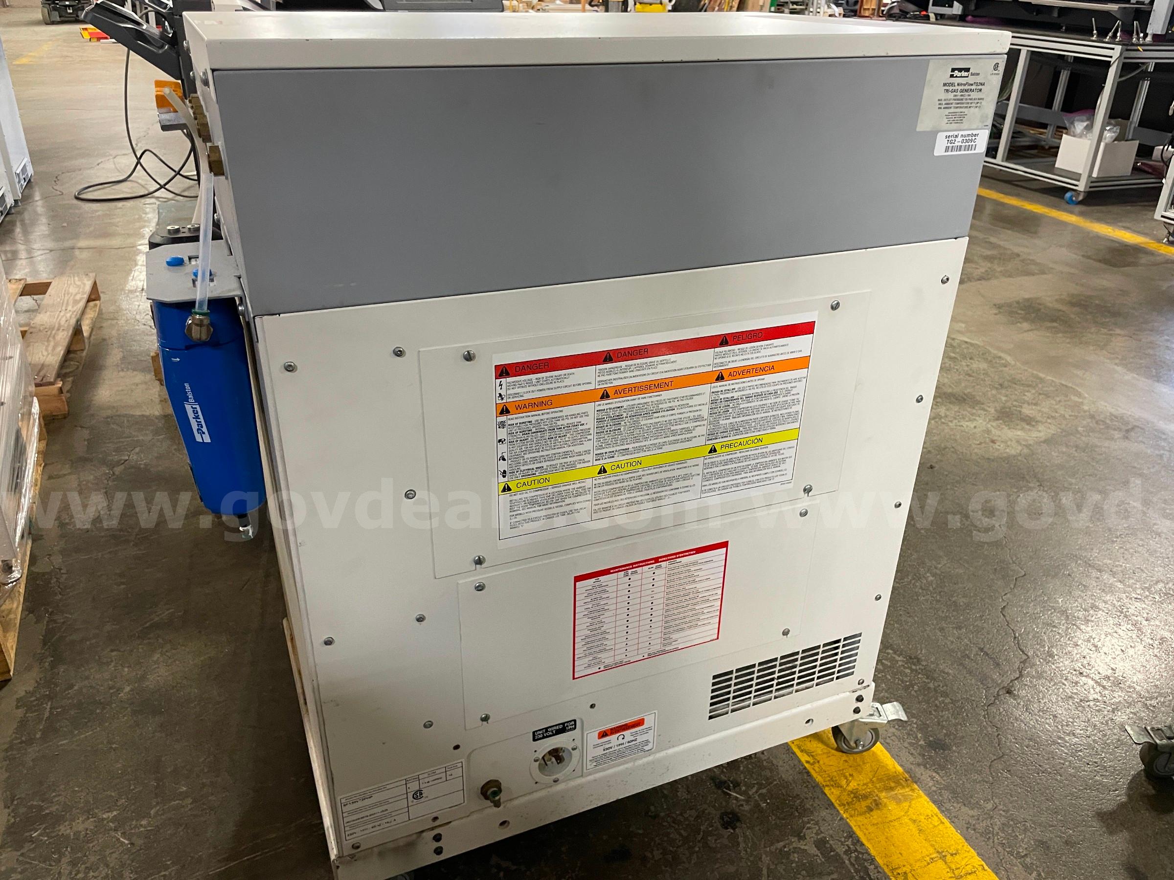 Parker NitroFlow Gas Generator System   Government Surplus Auction - Photo #5