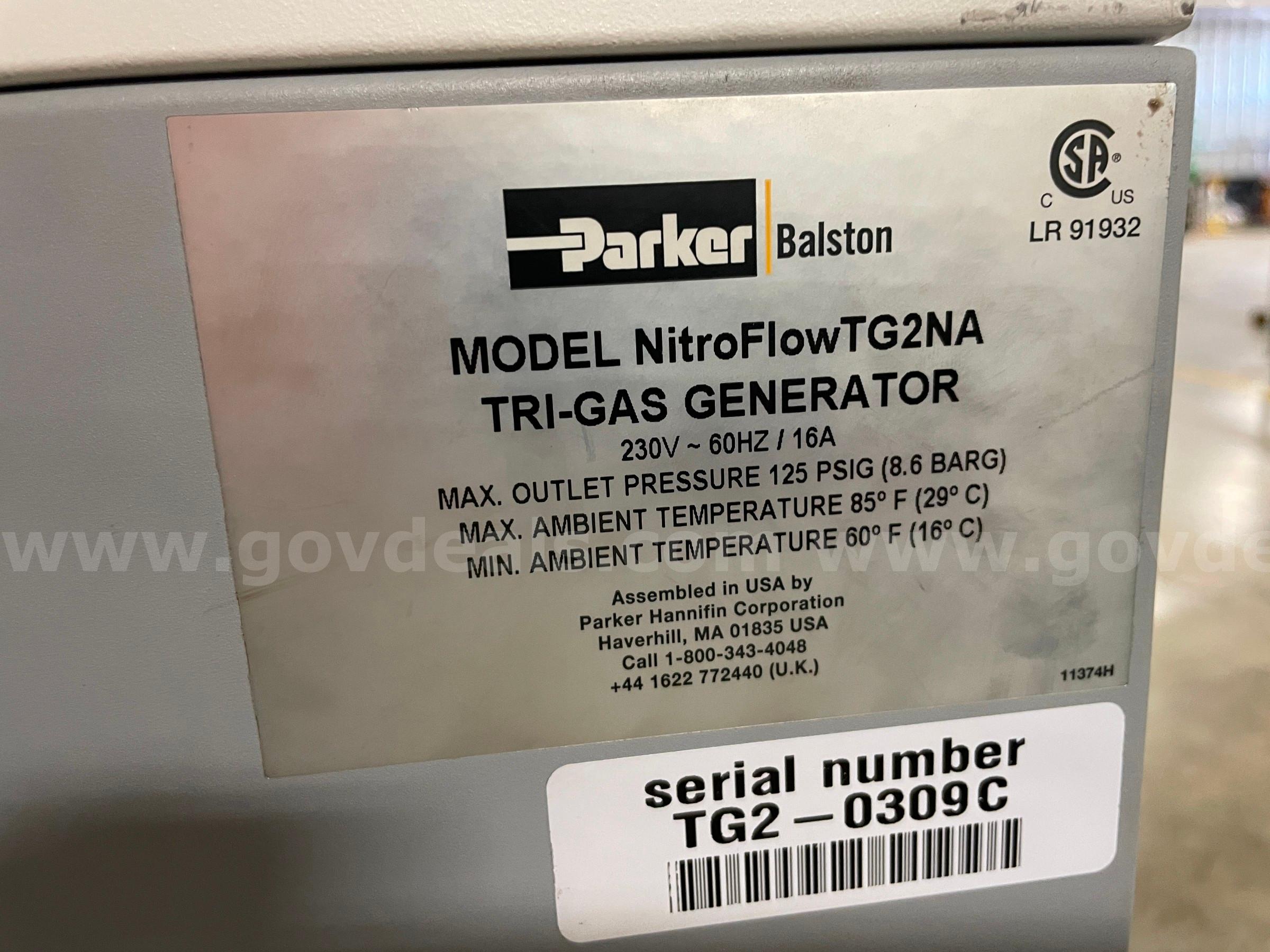 Parker NitroFlow Gas Generator System   Government Surplus Auction - Photo #6