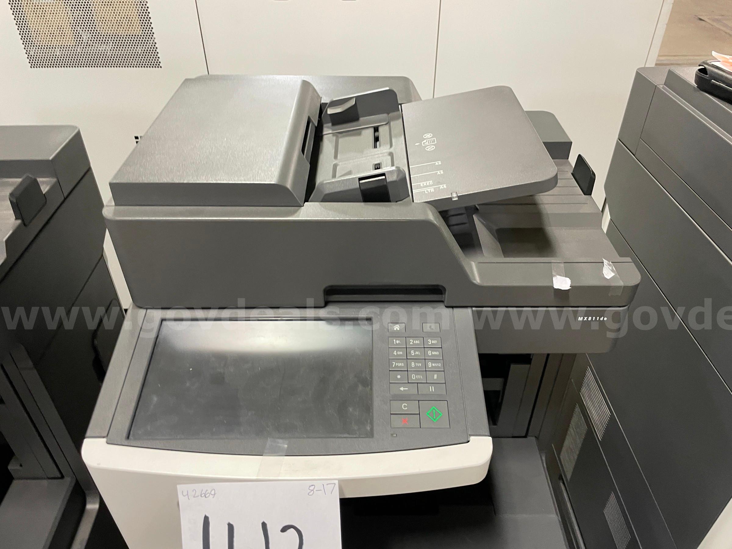 Lexmark MX811 Printer  MX811 Government Surplus Auction - Photo #4