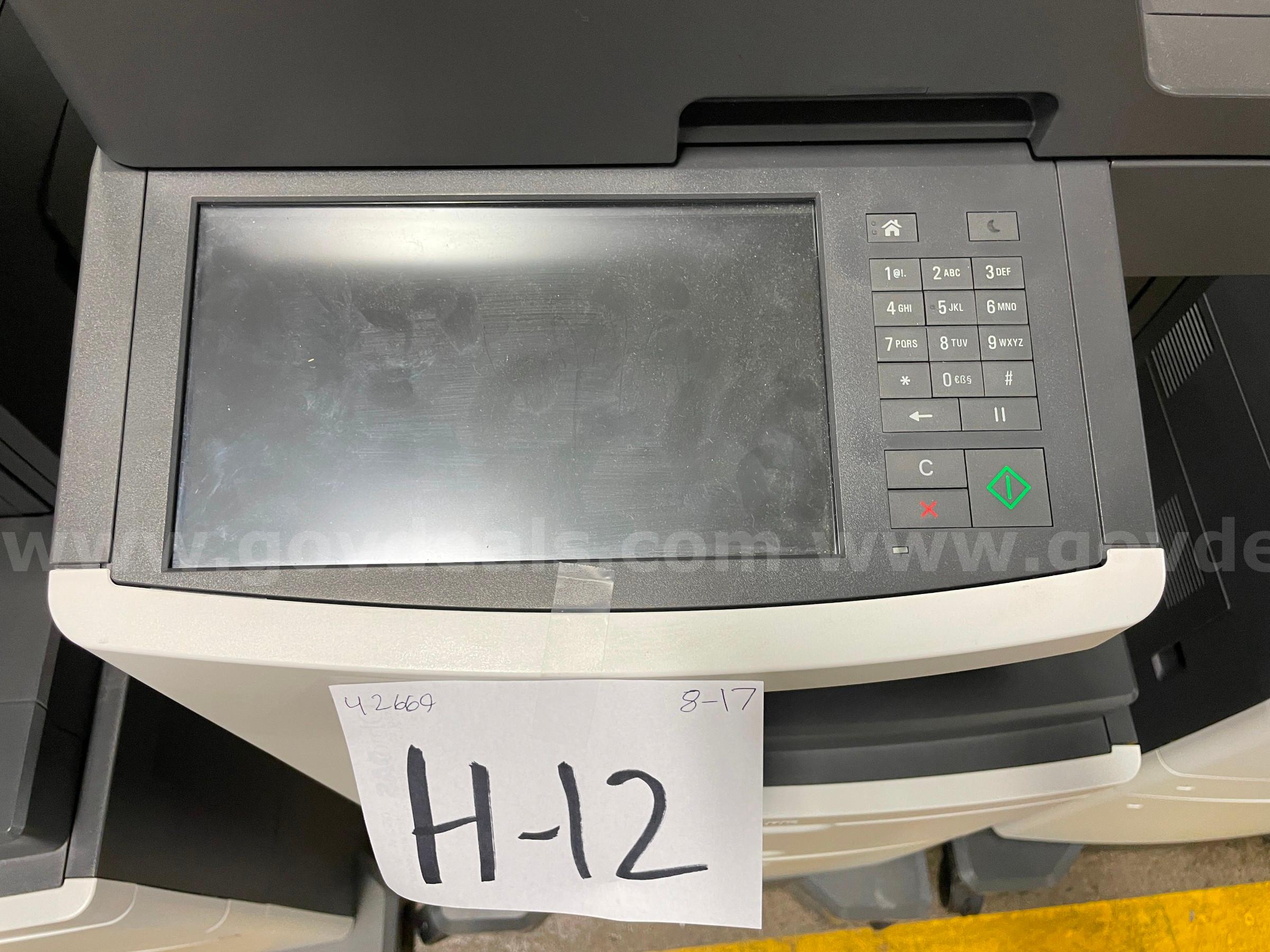 Lexmark MX811 Printer  MX811 Government Surplus Auction - Photo #5