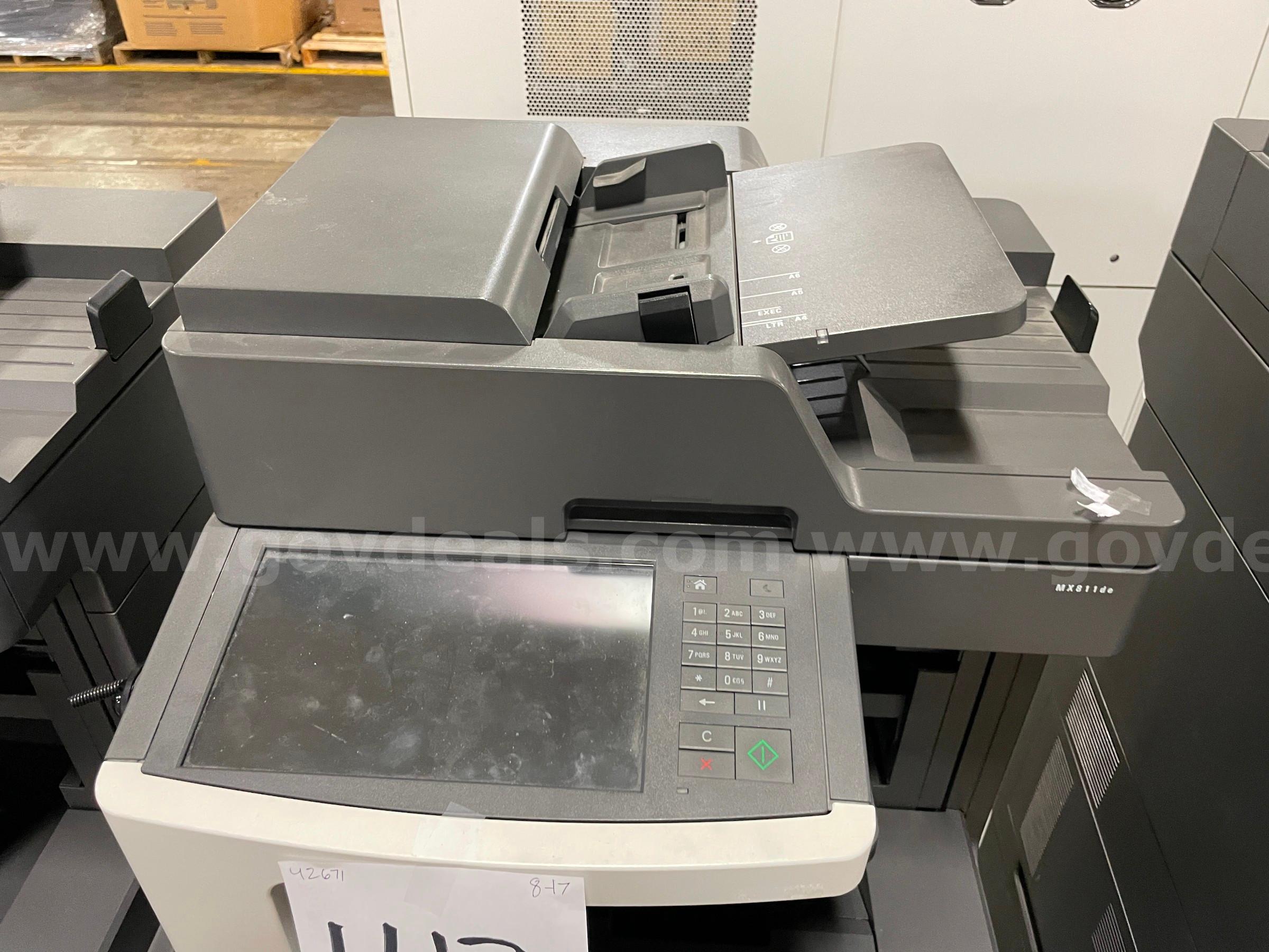 Lexmark MX811 Printer  MX811 Government Surplus Auction - Photo #5