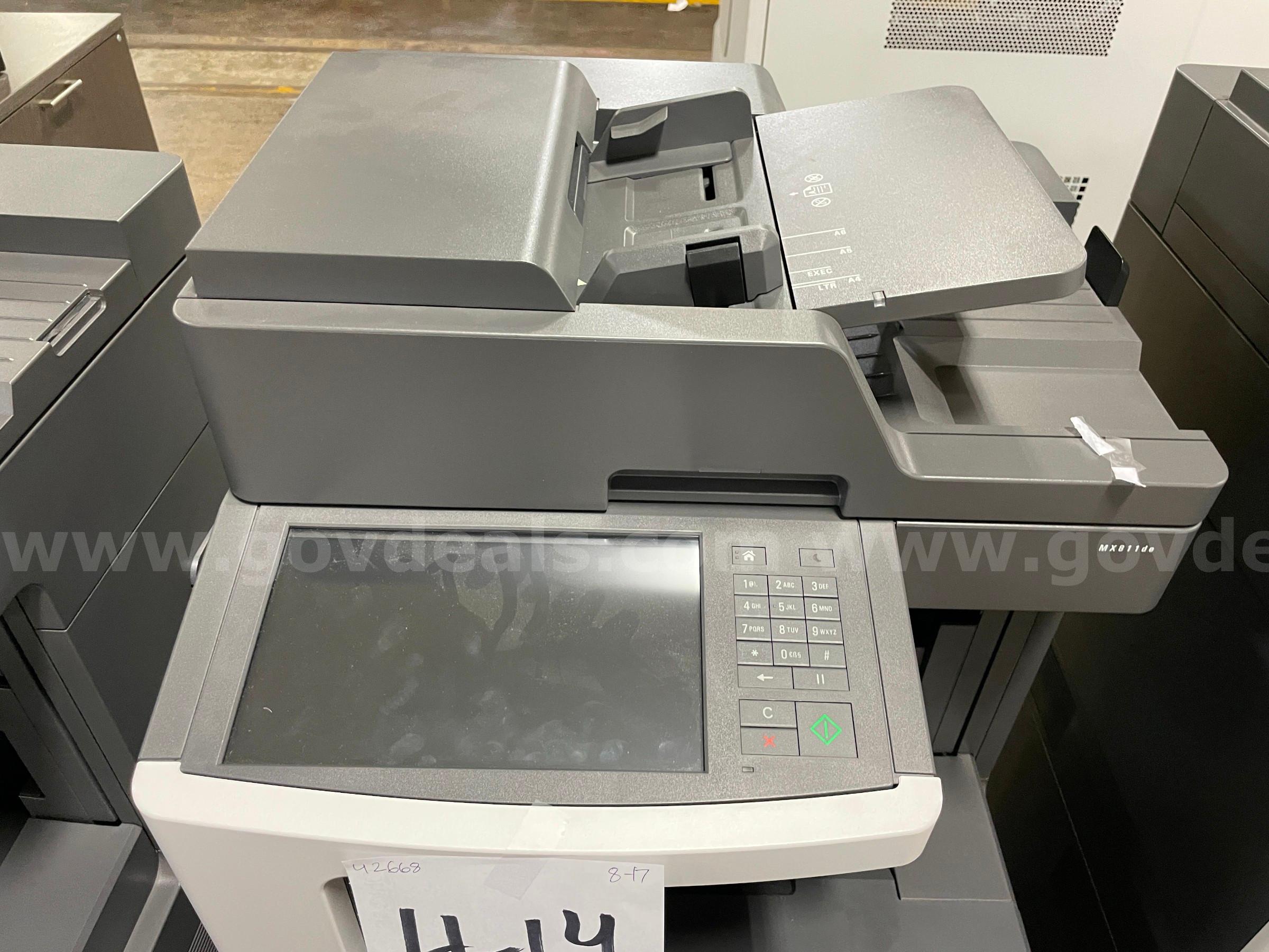 Lexmark MX811 Printer  MX811 Government Surplus Auction - Photo #4