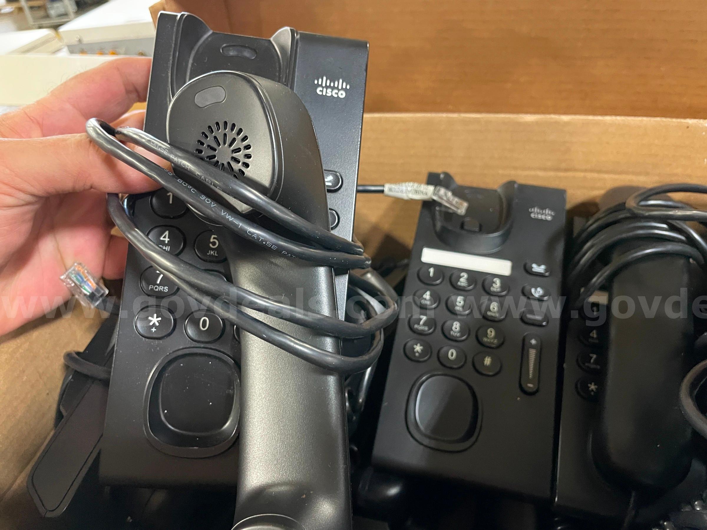Lot of Cisco VOIP Phones Cisco  Government Surplus Auction - Photo #3