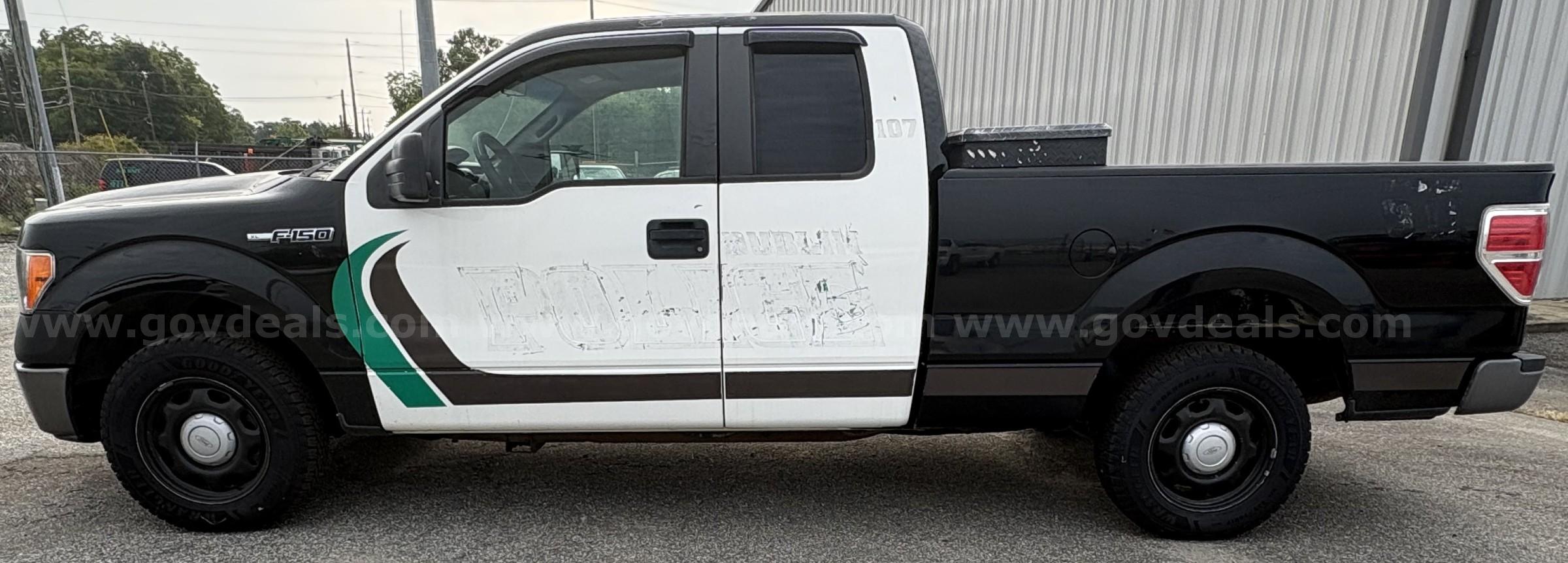 2010 Ford F-150 Extended Cab Police Pickup Truck Ford F-150 Government Surplus Auction - Photo #2