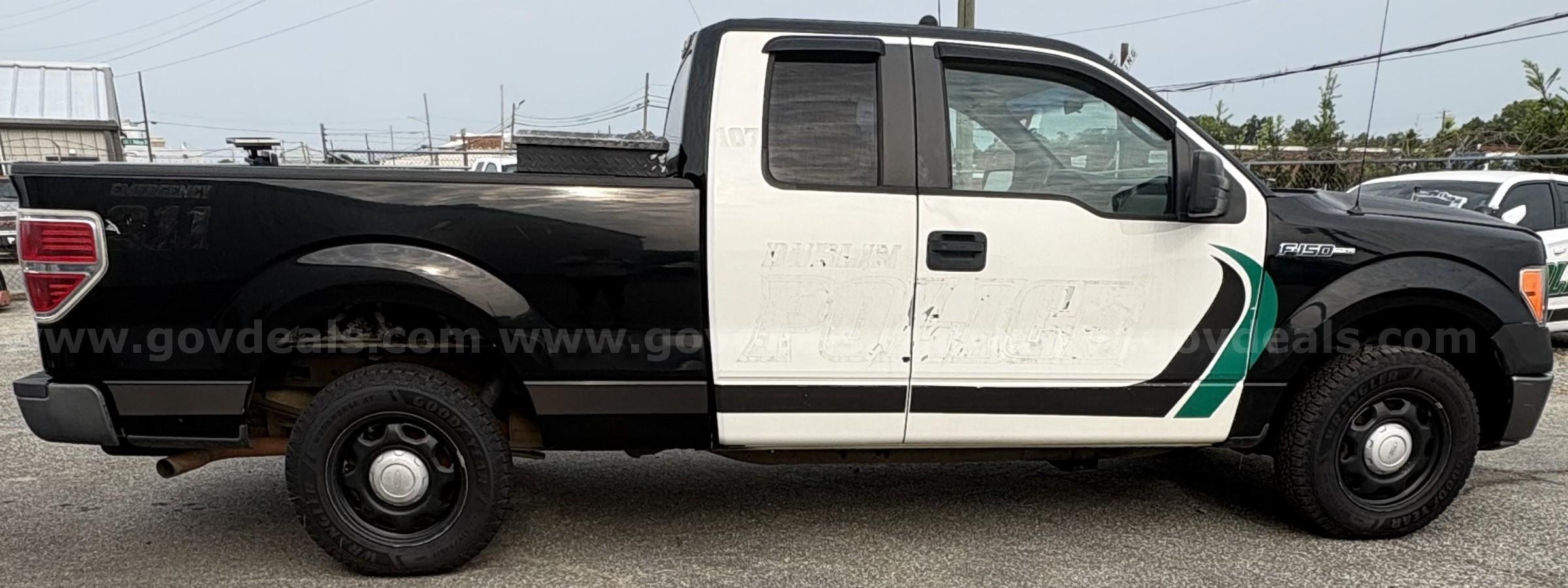 2010 Ford F-150 Extended Cab Police Pickup Truck Ford F-150 Government Surplus Auction - Photo #3
