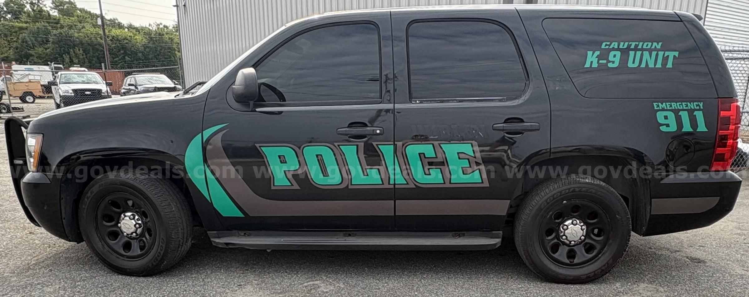 2013 Chevrolet K-9 Police Tahoe Chevrolet Tahoe Government Surplus Auction - Photo #2